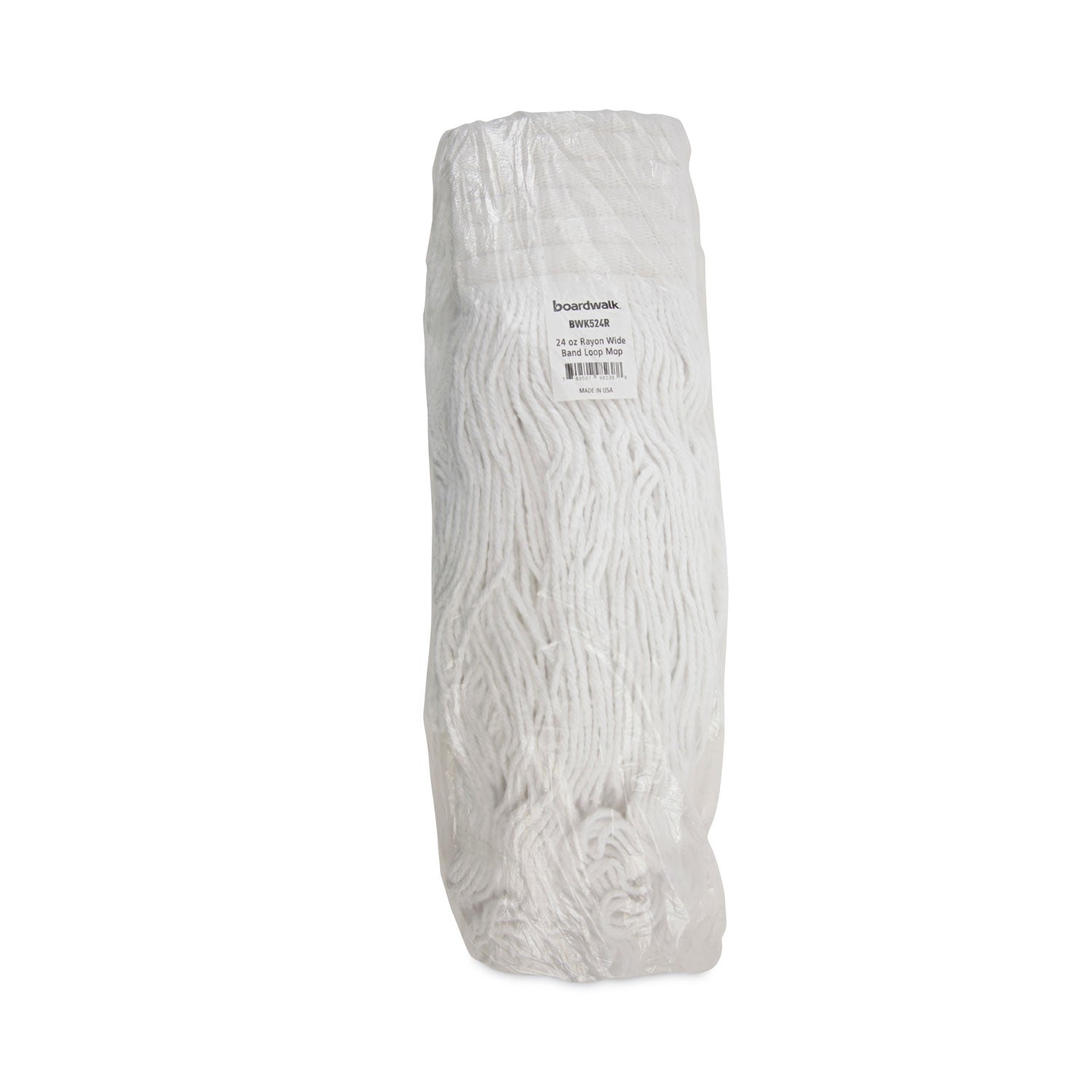 Mop Head, Pro Loop Web/tailband, Premium Saddleback Head, Ryn, 24-Oz., Wh, 12/ct