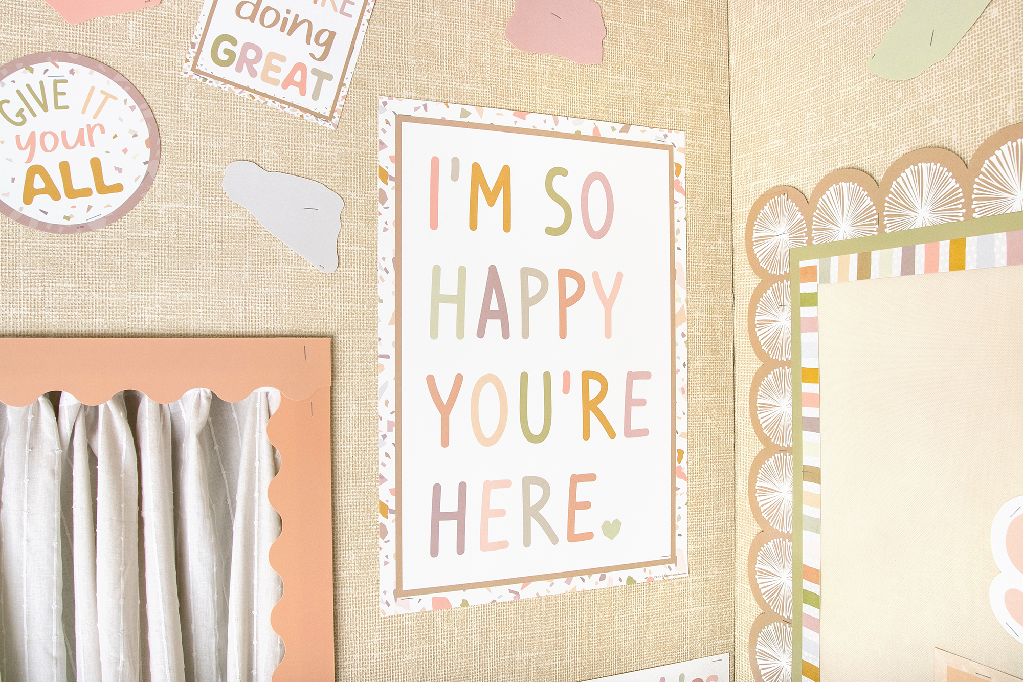I’m So Happy You’re Here Positive Poster