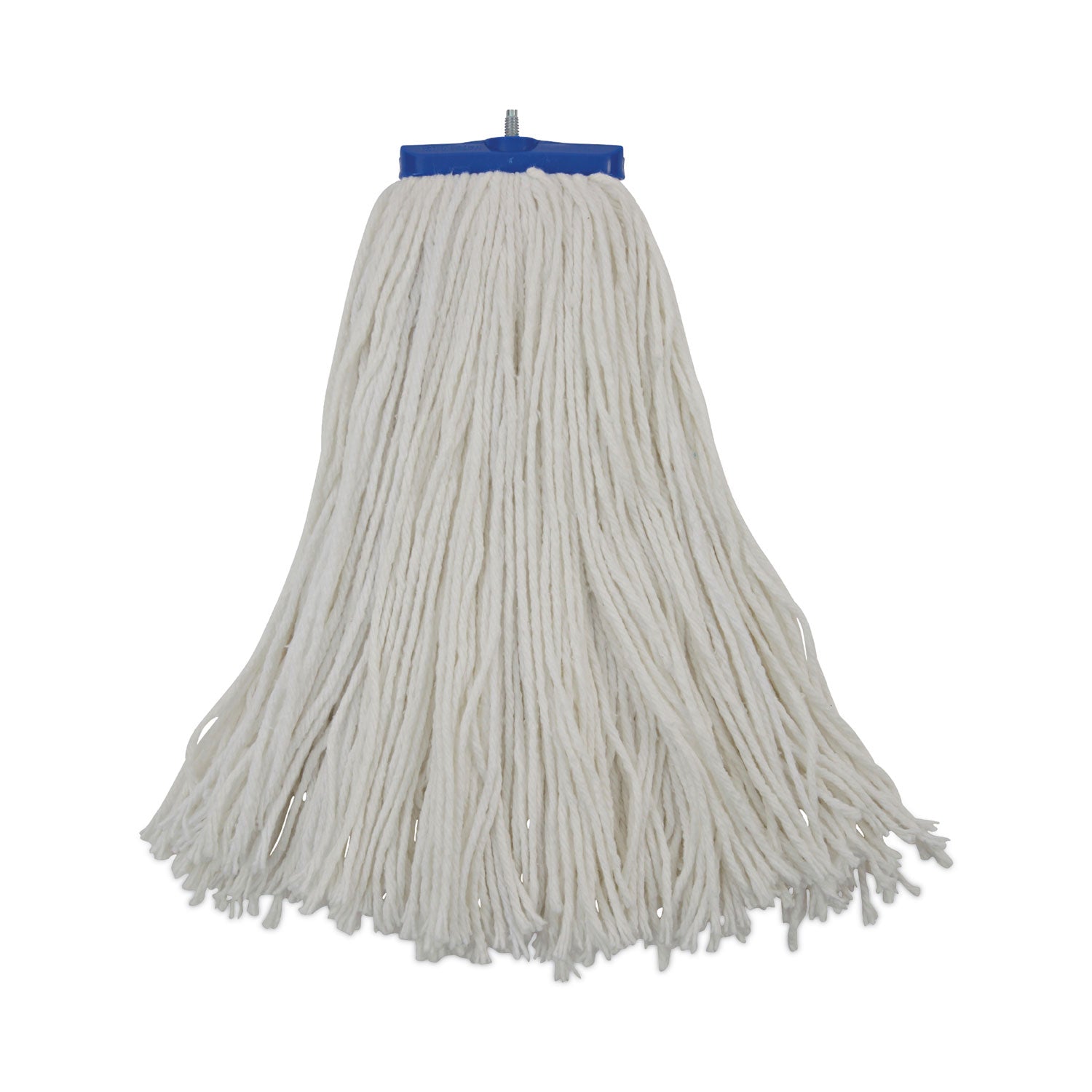 Cut-End Lie-Flat Wet Mop Head, Rayon, 16oz, White, 12/carton