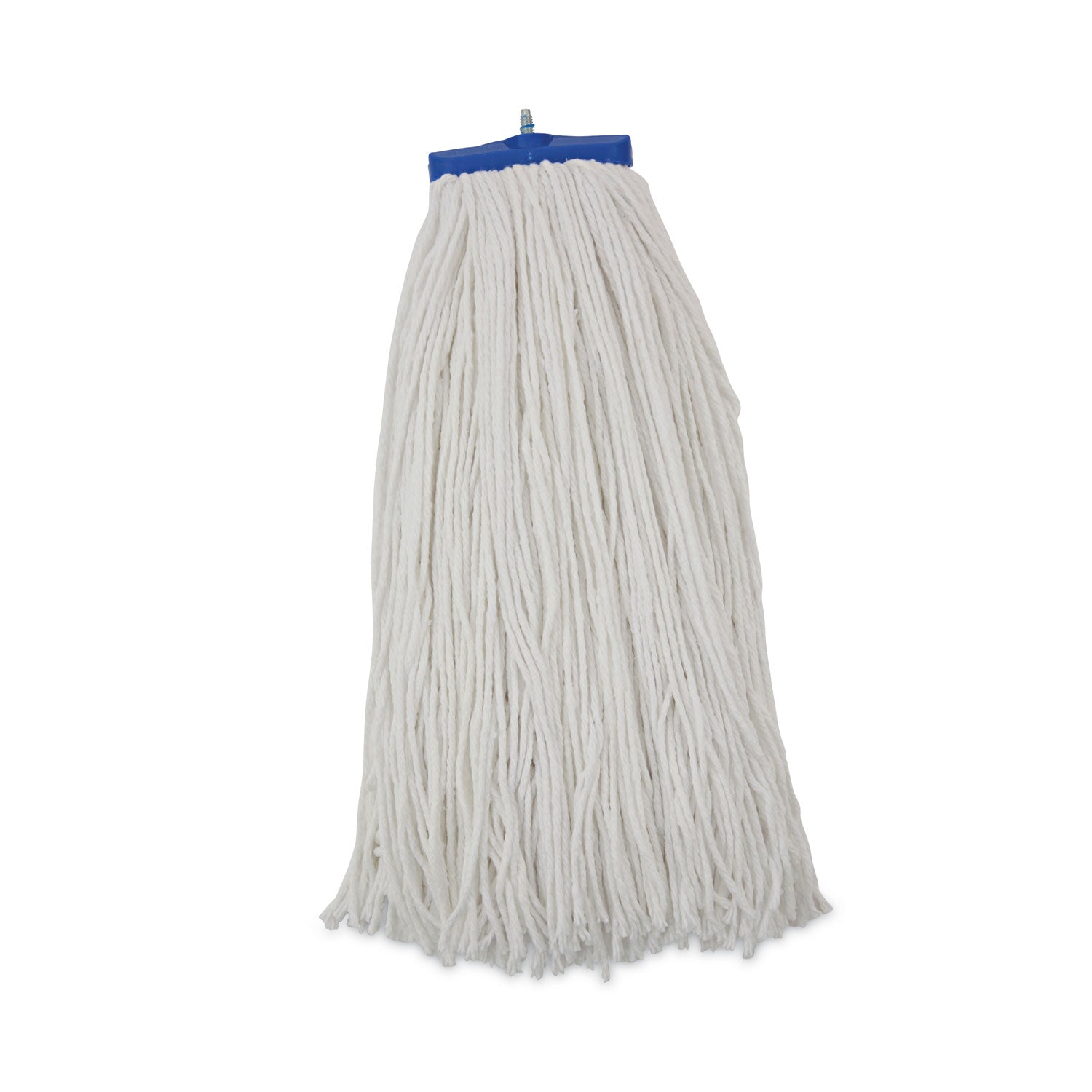 Cut-End Lie-Flat Wet Mop Head, Rayon, 24oz, White, 12/carton