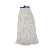 Cut-End Lie-Flat Wet Mop Head, Rayon, 24oz, White, 12/carton