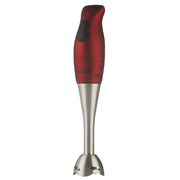 Brentwood 2-Speed 200W Hand Blender with Stainless Steel Leg, Red