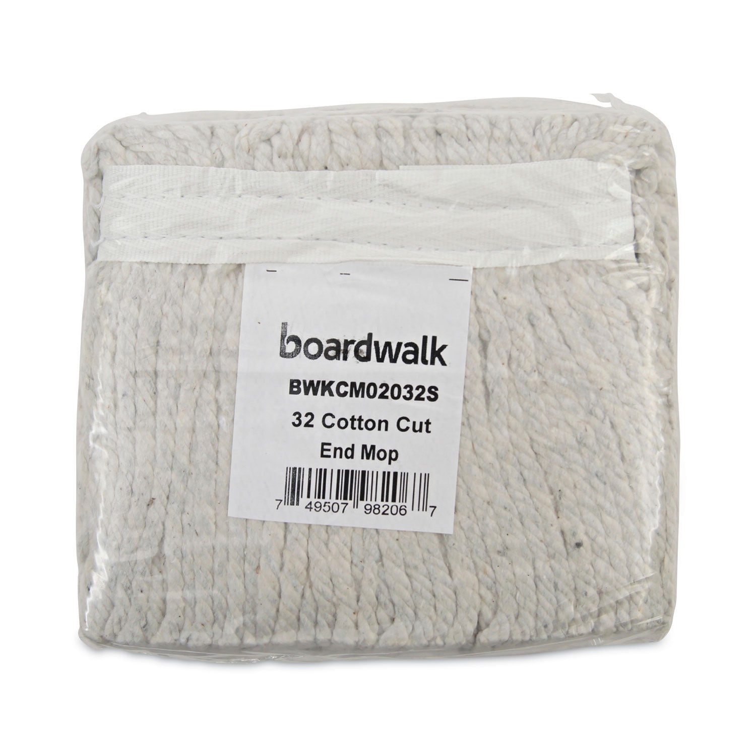 Cotton Mop Head, Cut-End, #32, White, 12/carton