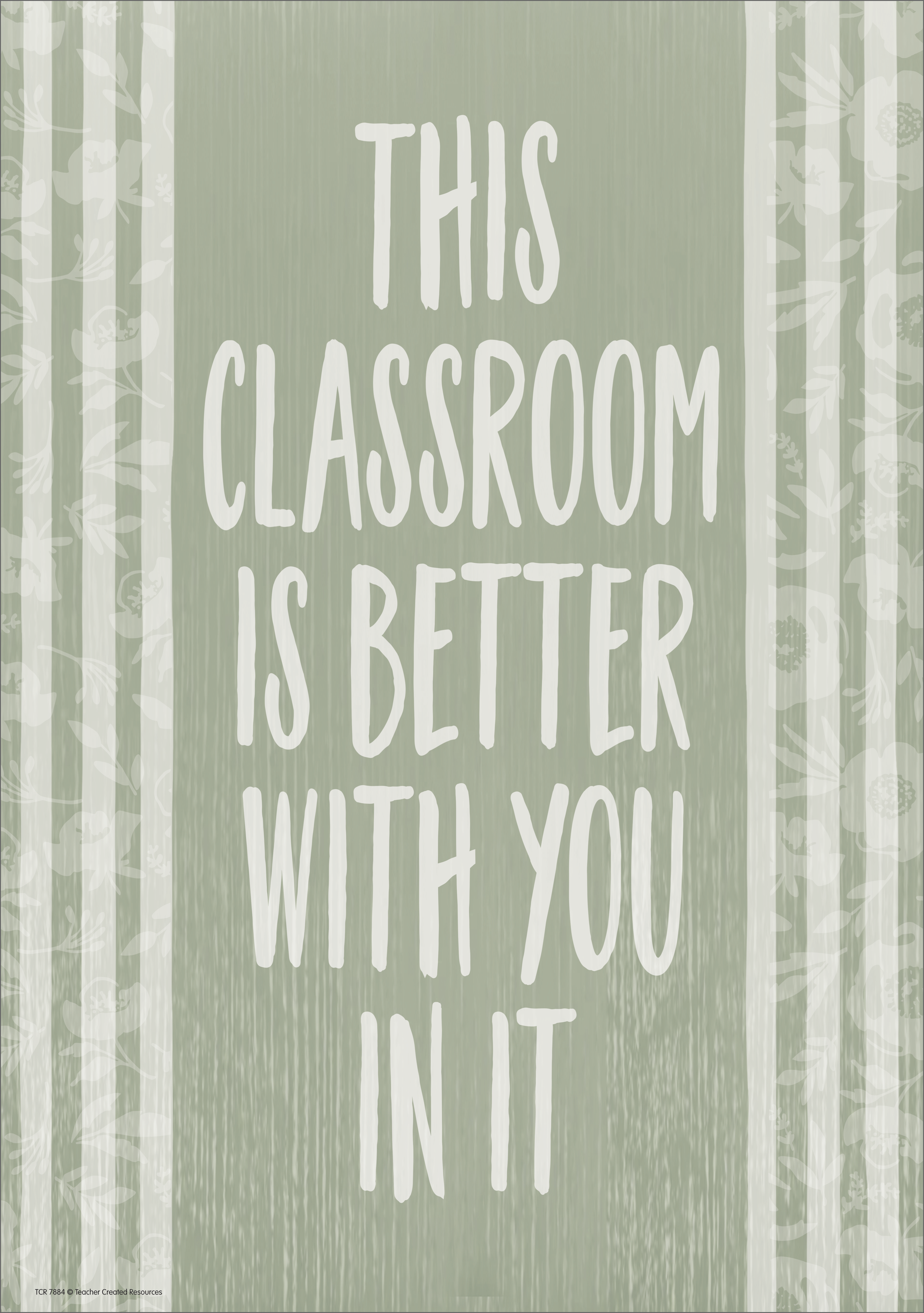 This Classroom is Better with You in It Positive Poster
