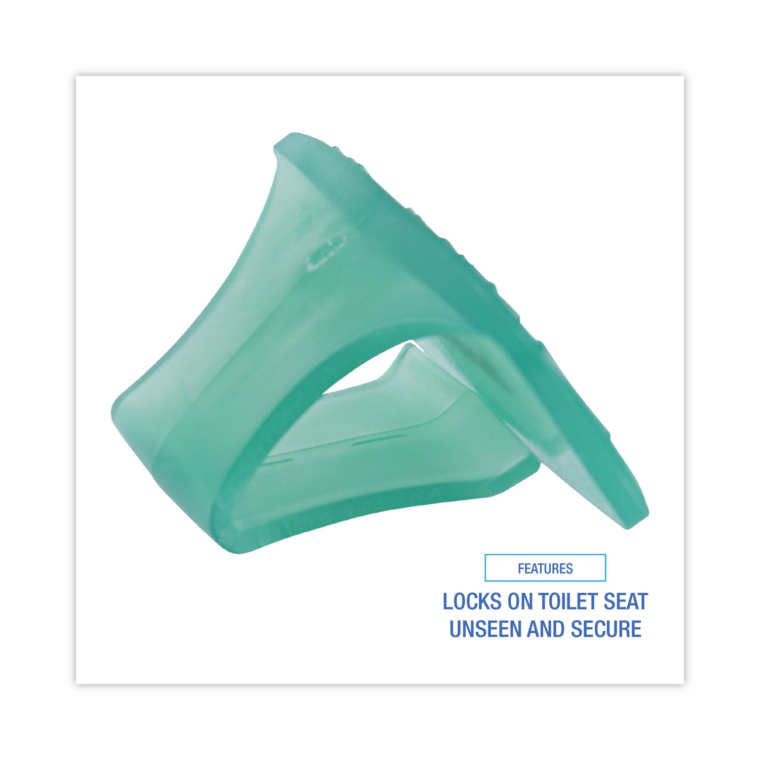 Toilet Bowl Clip, Cucumber Melon Scent, Green, 72/Carton