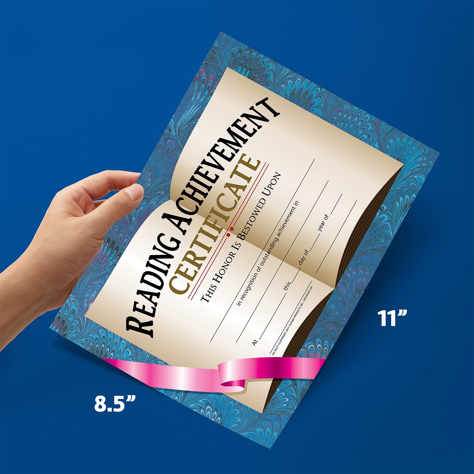 Reading Achievement Certificate, 8.5" x 11", Pack of 30