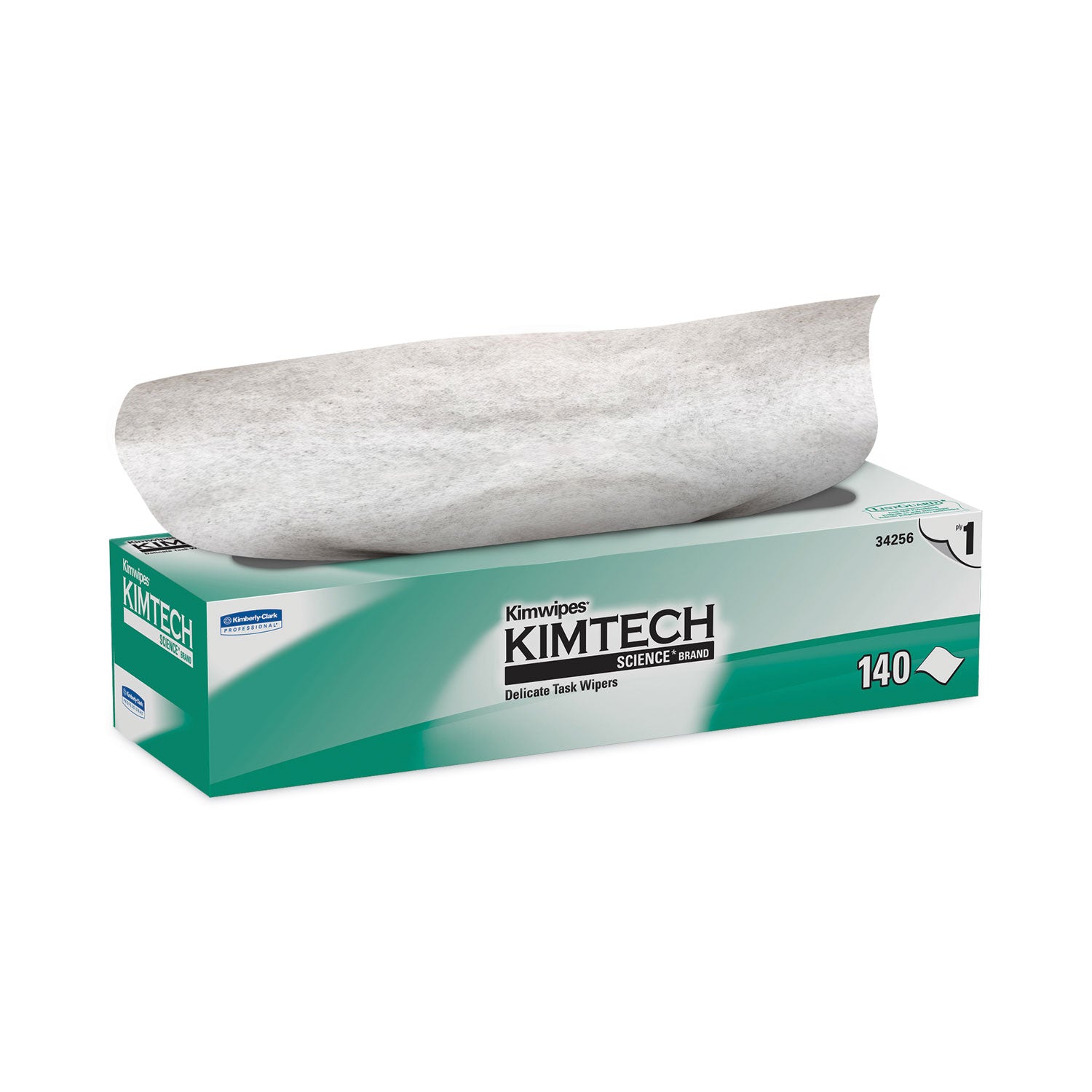 KIMTECH Science Kimwipes Delicate Task Wipers - Pop-Up Box - 1 Ply - 14.40" Width x 16.40" Length - White - 144/Box - 15 / Carton
