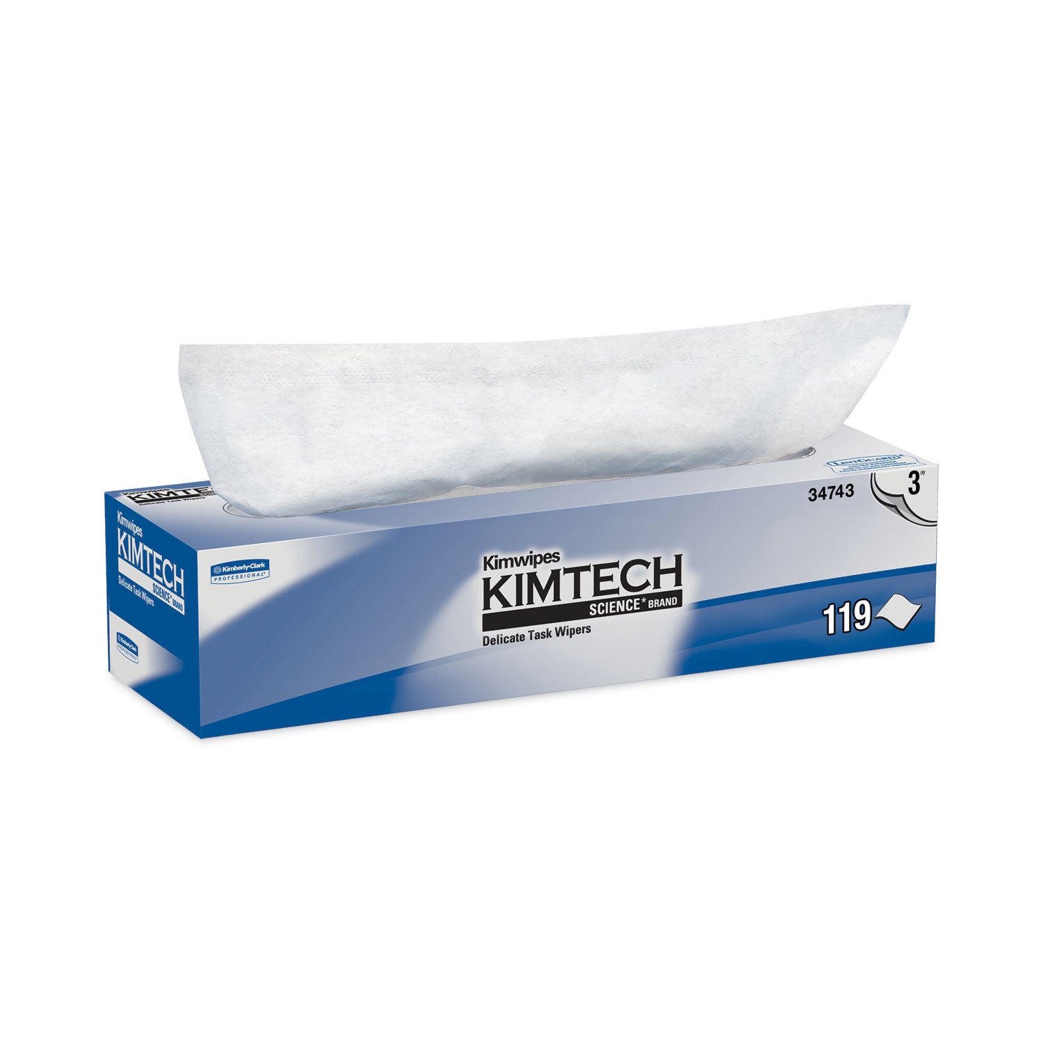 KIMTECH Delicate Task Wipers - Pop-Up Box - For Laboratory - Absorbent - White/ - 1 Box