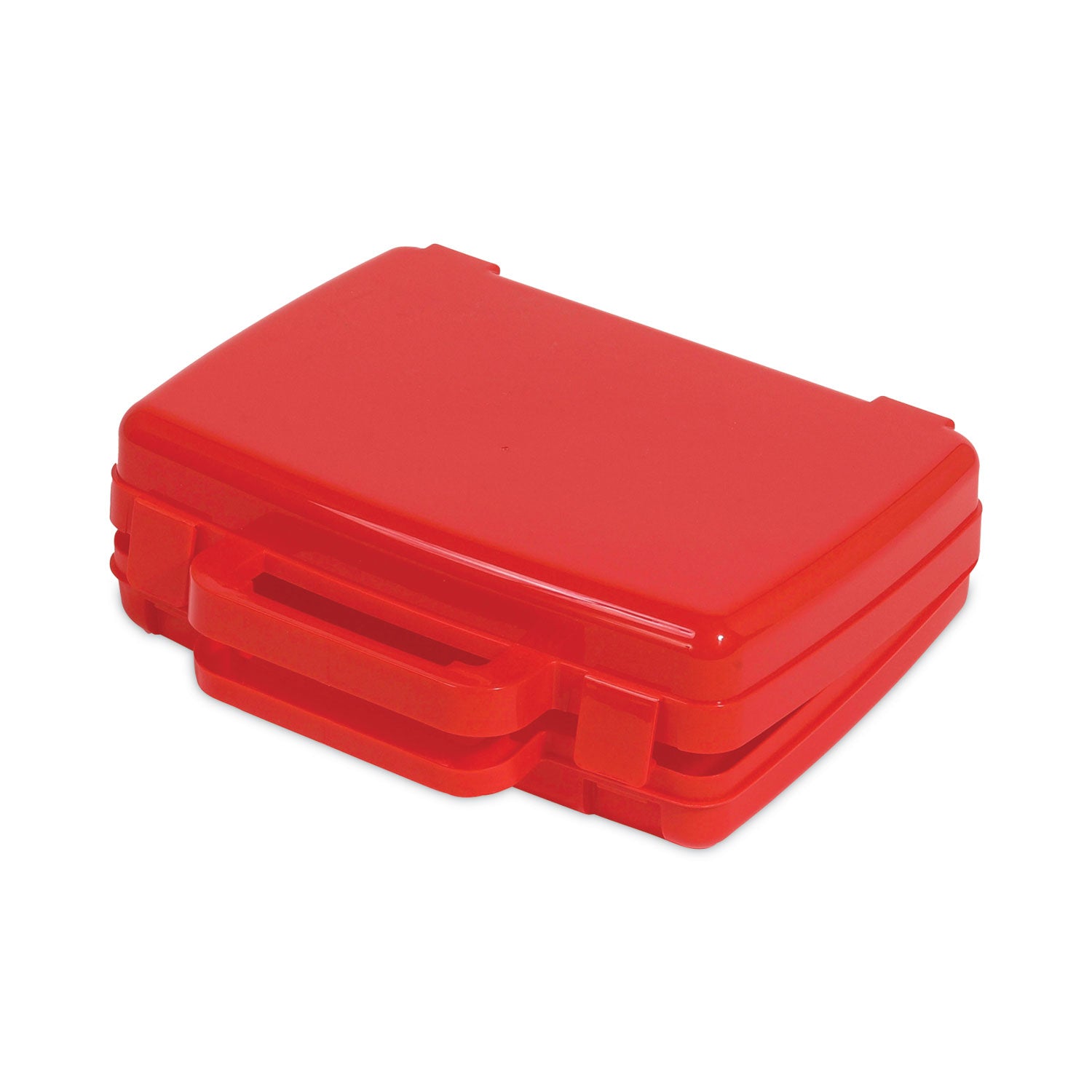 Deflecto Antimicrobial Storage Case Red