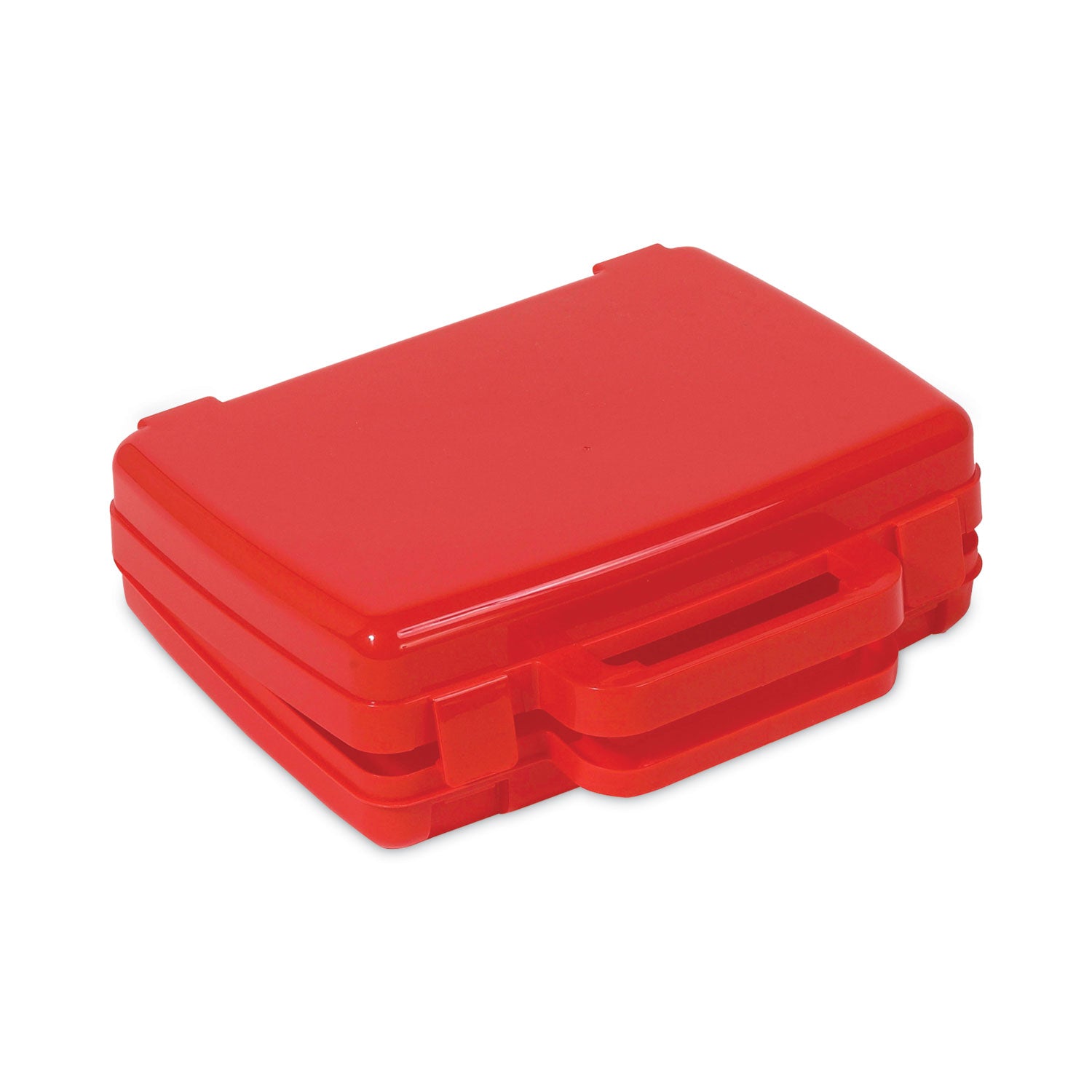 Deflecto Antimicrobial Storage Case Red