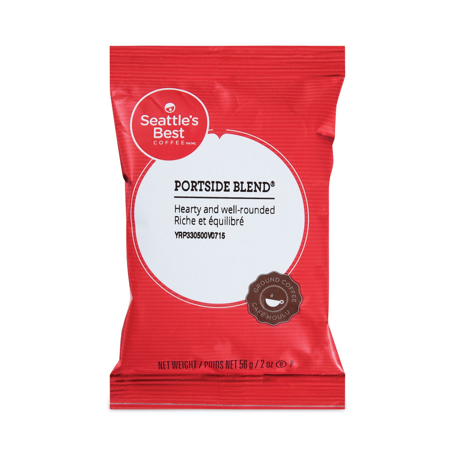 Premeasured Coffee Packs, Portside Blend, 2.1 oz Packet, 72/Carton
