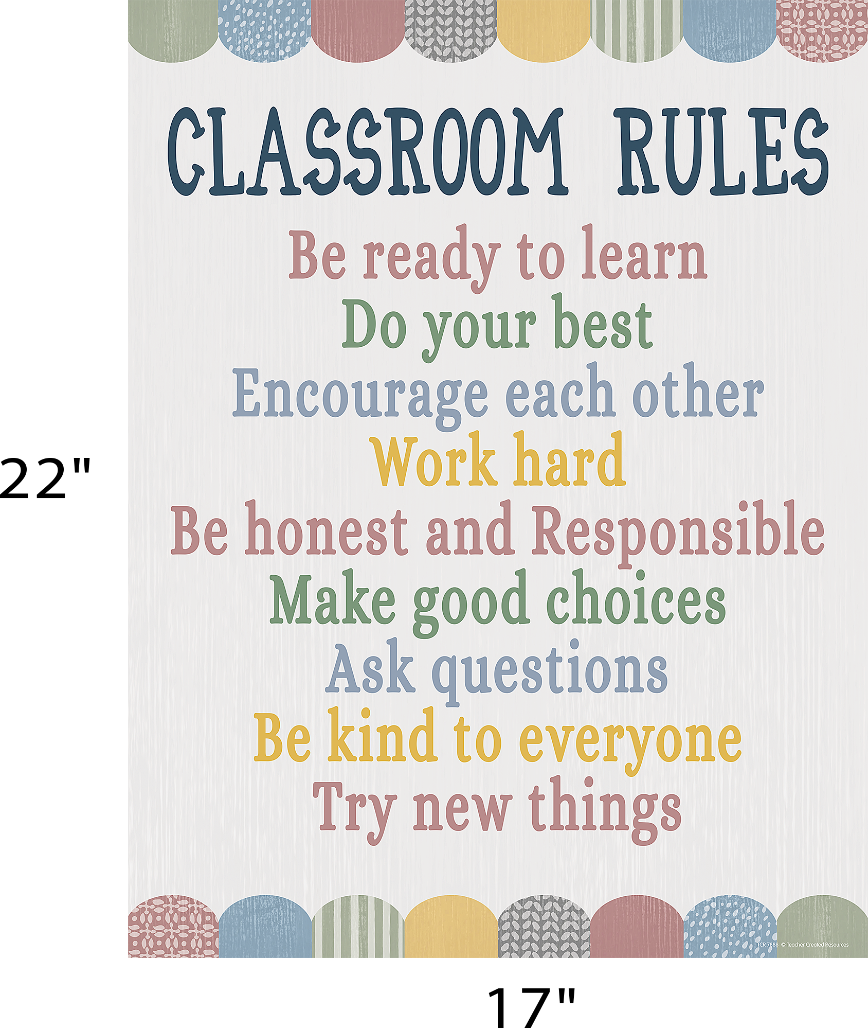 Classroom Cottage Classroom Rules Chart