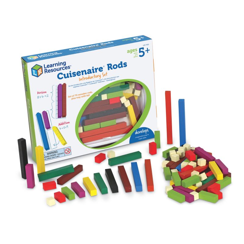 Wooden Cuisenaire® Rods Introductory Set