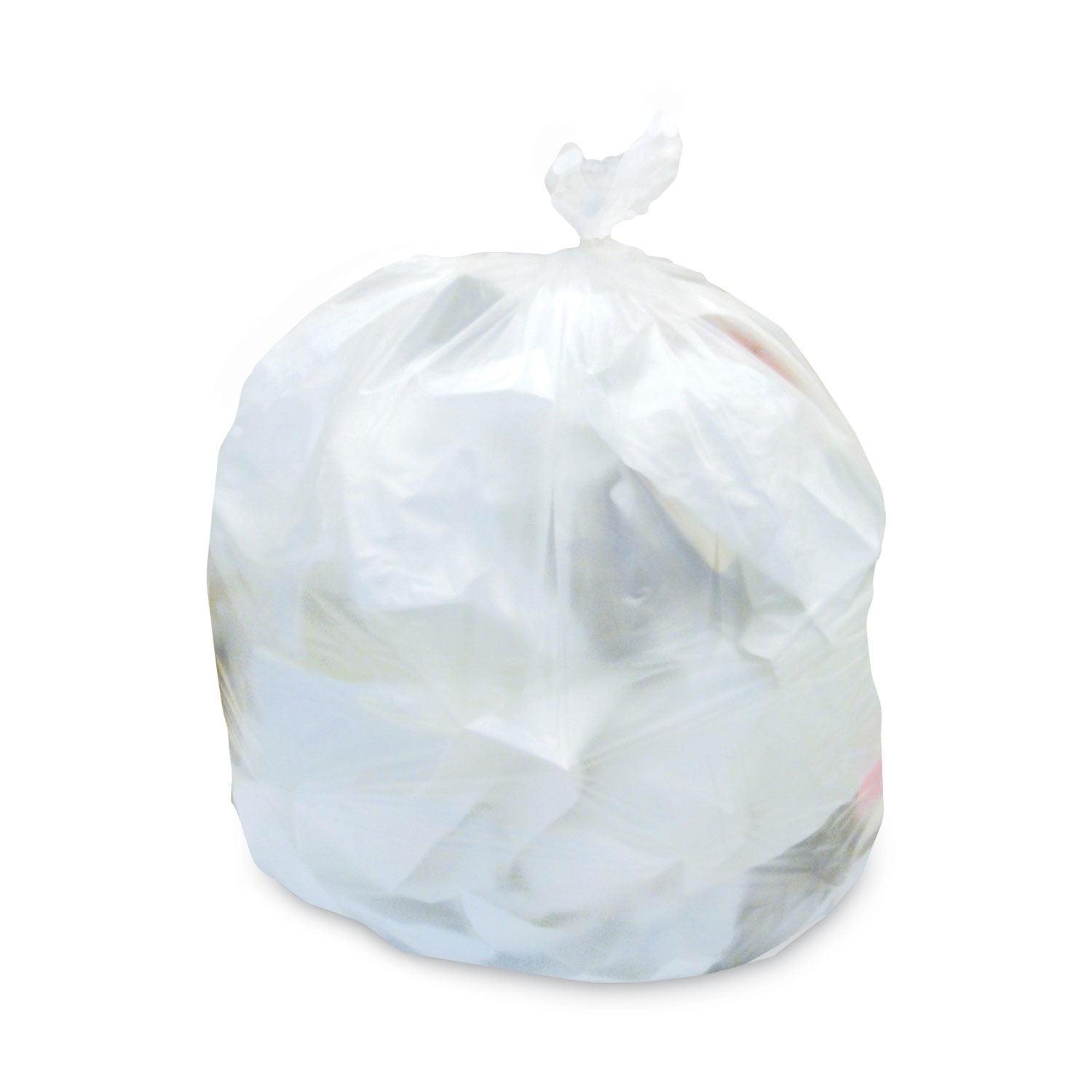 16 gal Capacity - 33" Length x 24" Width x 0.47 mil (12 Micron) Thickness - High Density - Natural - High-density Polyethylene (HDPE) - Garbage, Can Liner - 1/Carton - 1 Carton