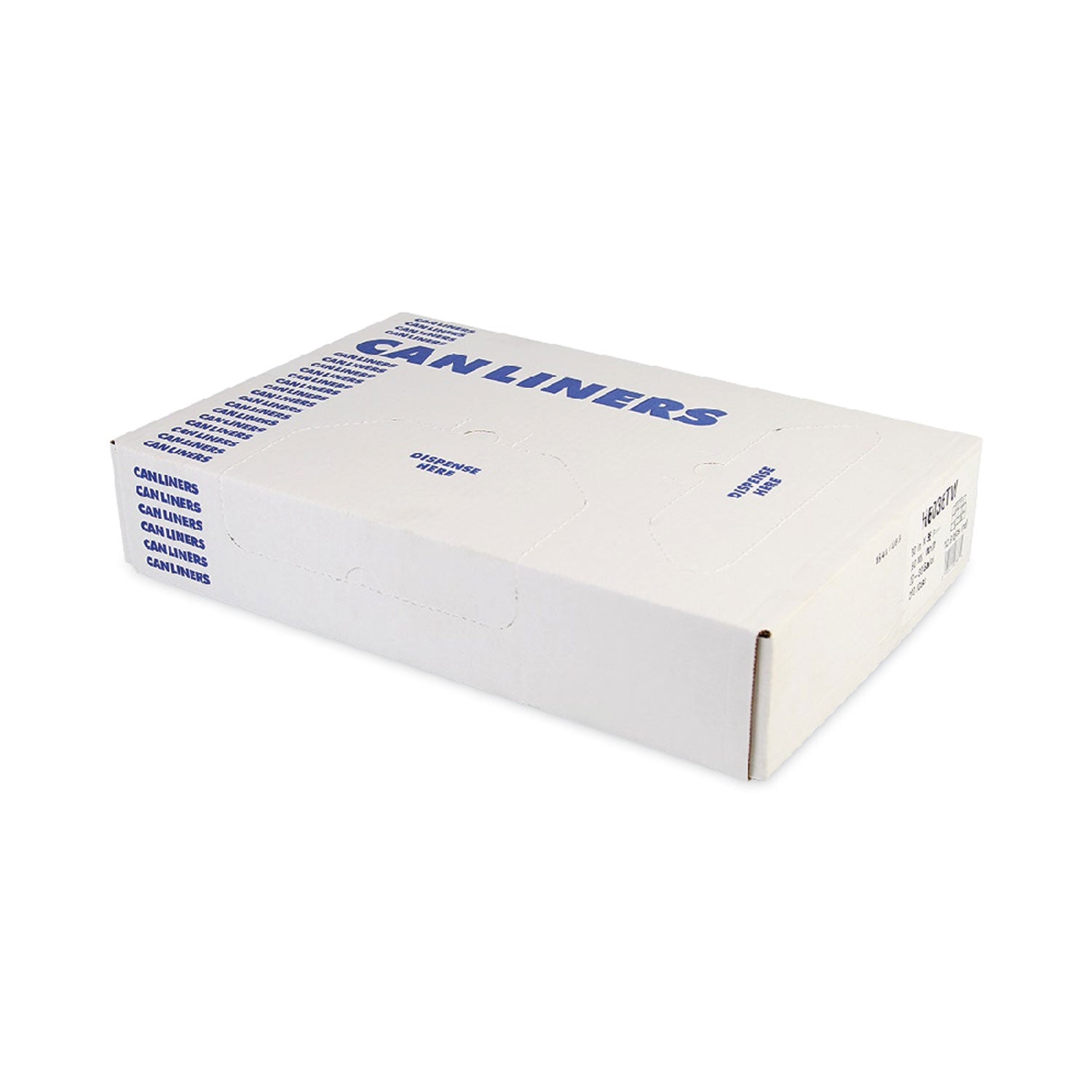 16 gal Capacity - 33" Length x 24" Width x 0.47 mil (12 Micron) Thickness - High Density - Natural - High-density Polyethylene (HDPE) - Garbage, Can Liner - 1/Carton - 1 Carton