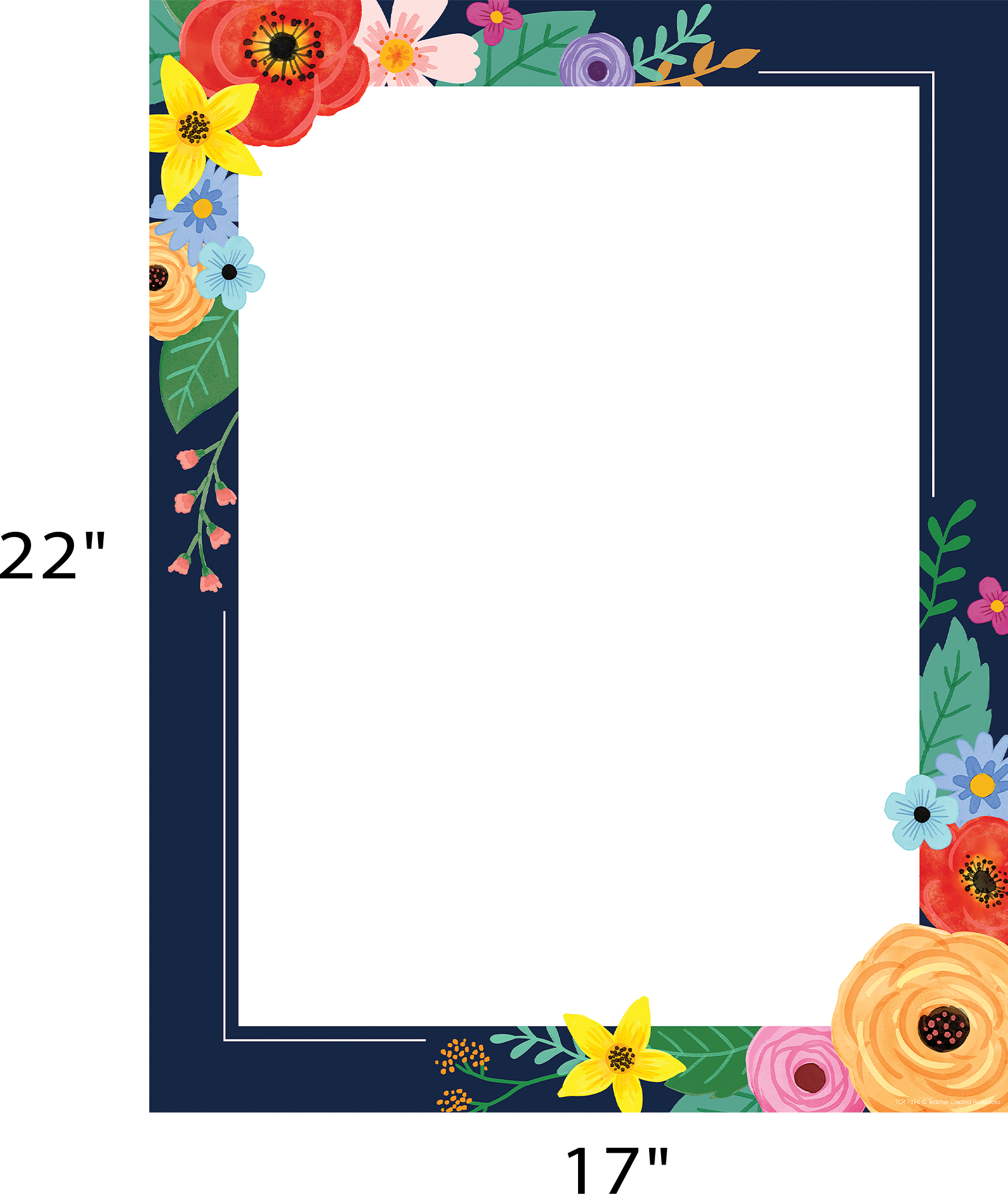 Wildflowers Blank Chart
