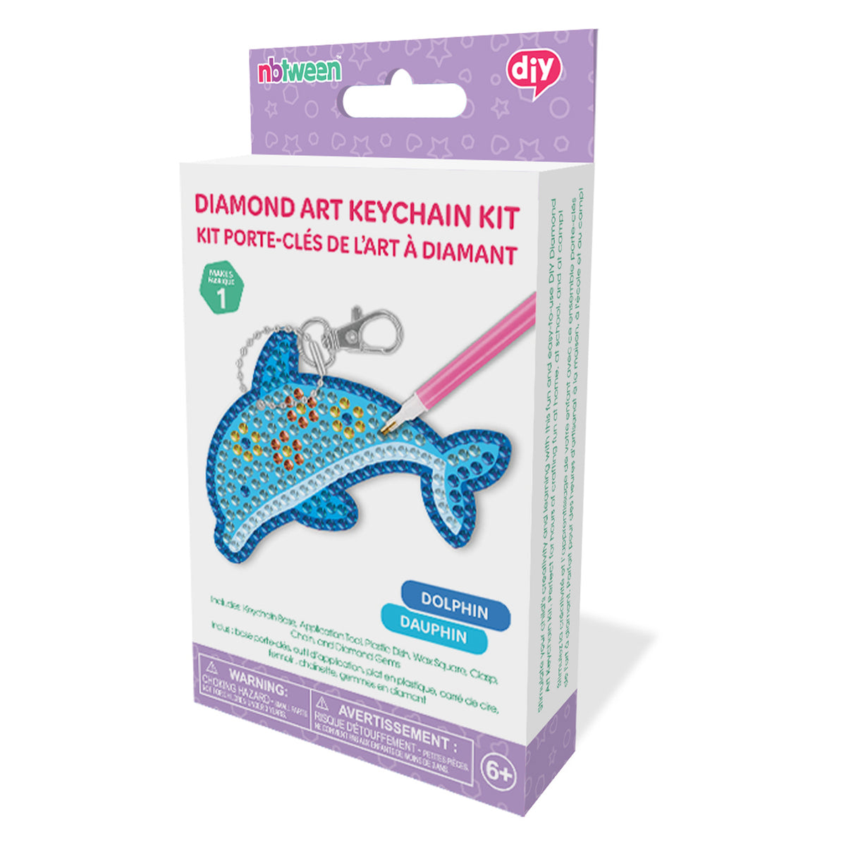 NBTWEEN DIAMOND PAINTING KEYCHAIN
