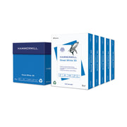 92 Brightness - Letter - 8 1/2" x 11" - 20 lb Basis Weight - 75 g/m² Grammage - Sustainable Forestry Initiative (SFI) - Acid-free, Moisture Resistant, Jam-free - White - 2500 Sheets - 500 Sheets per Ream - 5 / Carton