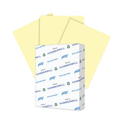 Hammermill Colors Recycled Copy Paper - Canary - Letter - 8 1/2" x 11" - 20 lb Basis Weight - Smooth - Sustainable Forestry Initiative (SFI) - Acid-free, Archival-safe, Jam-free - Canary - 500 / Ream