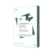 Hammermill Premium Laser Print Paper - White - 98 Brightness - Ledger/Tabloid - 11" x 17" - 24 lb Basis Weight - Ultra Smooth - Sustainable Forestry Initiative (SFI) - White - 500 / Pack