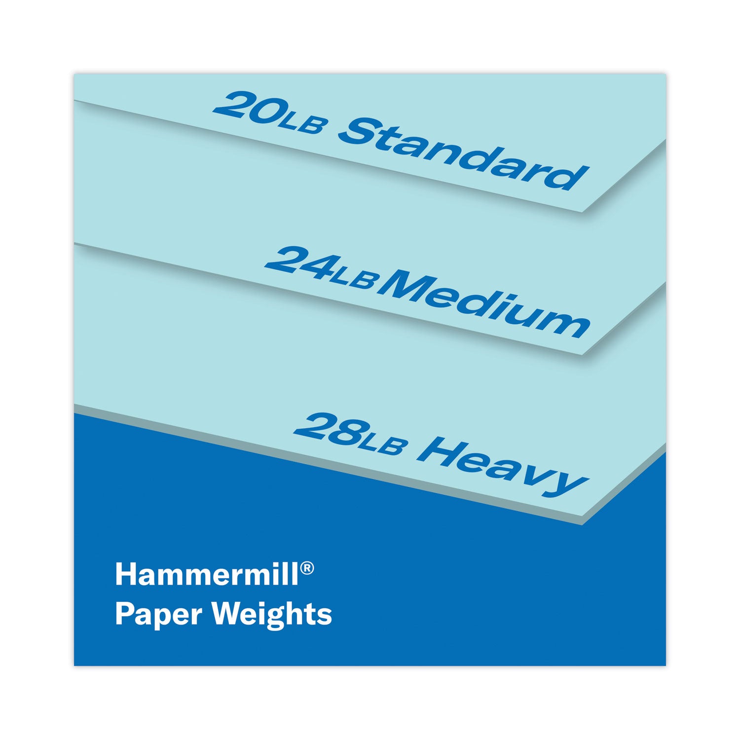 Hammermill Colors Recycled Copy Paper - Blue - Letter - 8 1/2" x 11" - 20 lb Basis Weight - Smooth - Sustainable Forestry Initiative (SFI) - Archival-safe, Acid-free, Jam-free - Blue - 500 / Ream