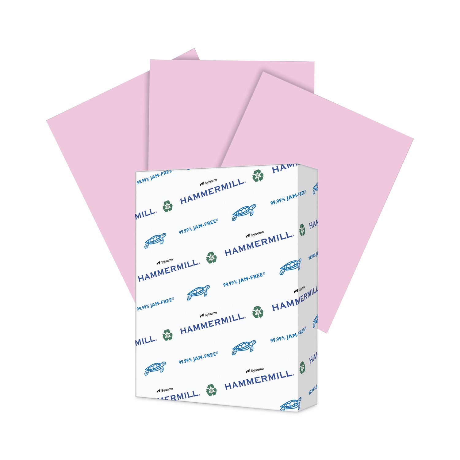 Hammermill Colors Recycled Copy Paper - Lilac - Letter - 8 1/2" x 11" - 20 lb Basis Weight - Smooth - Sustainable Forestry Initiative (SFI) - Archival-safe, Acid-free, Jam-free - Lilac - 500 / Ream