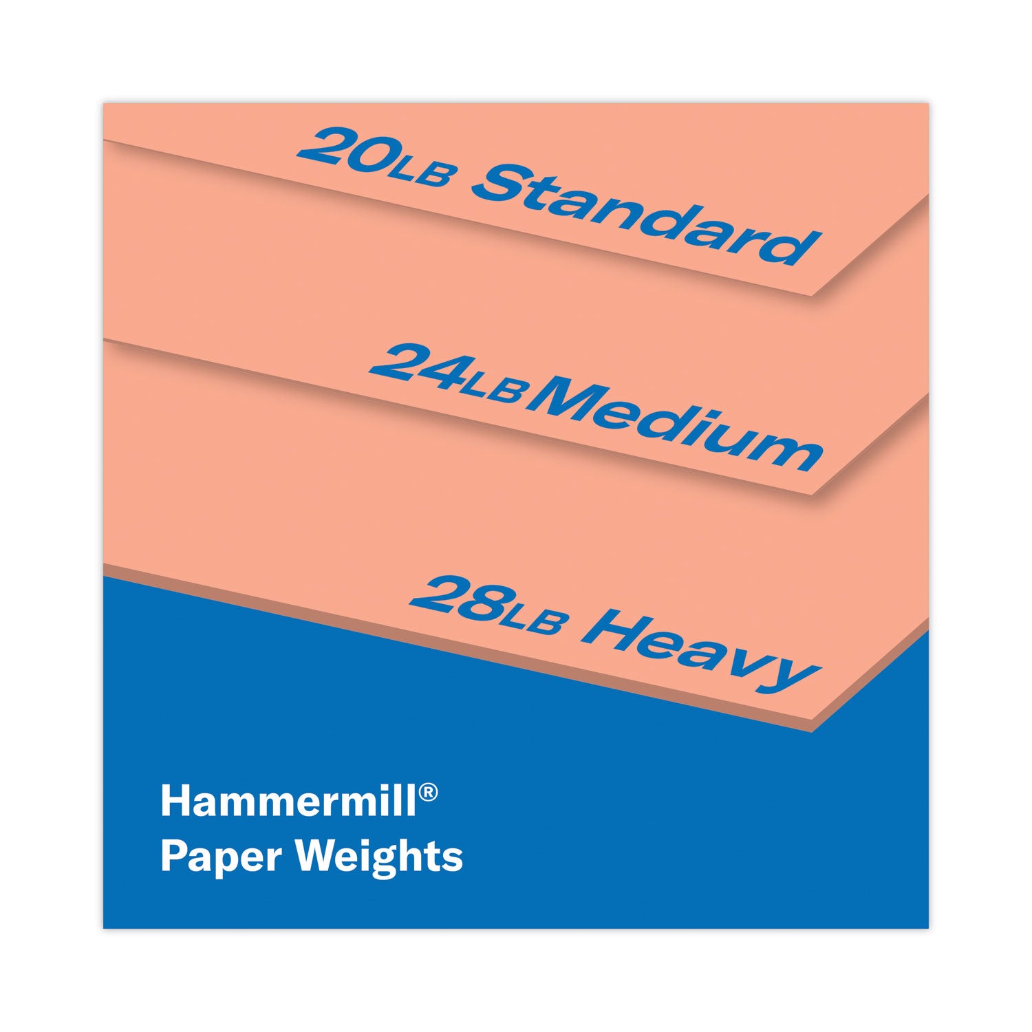 Hammermill Colors Recycled Copy Paper - Salmon - Letter - 8 1/2" x 11" - 20 lb Basis Weight - Smooth - Sustainable Forestry Initiative (SFI) - Acid-free, Archival-safe, Jam-free - Salmon - 500 / Ream