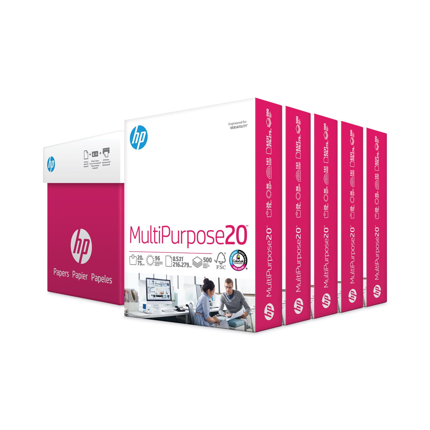 HP Papers Multipurpose20 Copy Paper - White