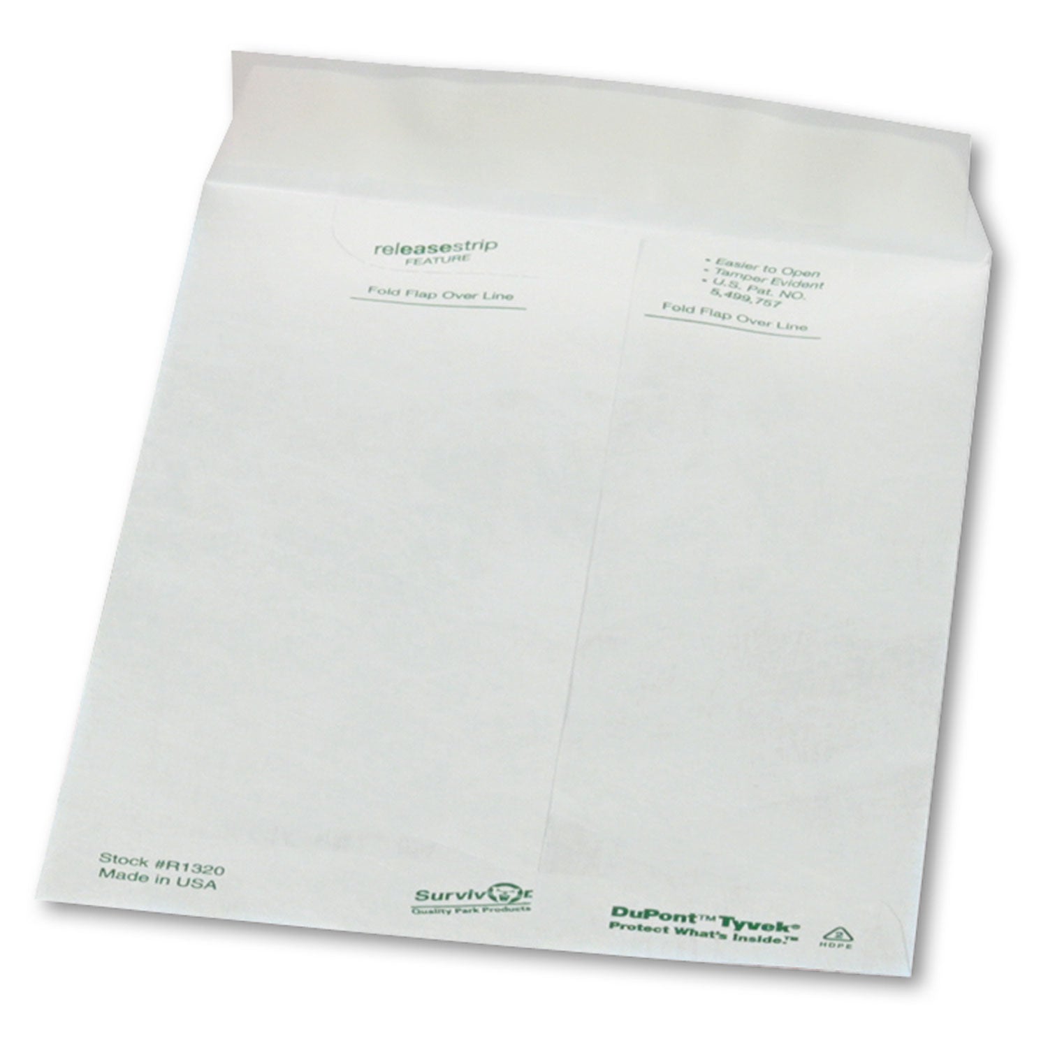 Catalog - #1 - 6" Width x 9" Length - 14 lb - Peel & Seal - White - Tyvek - 100 / Box