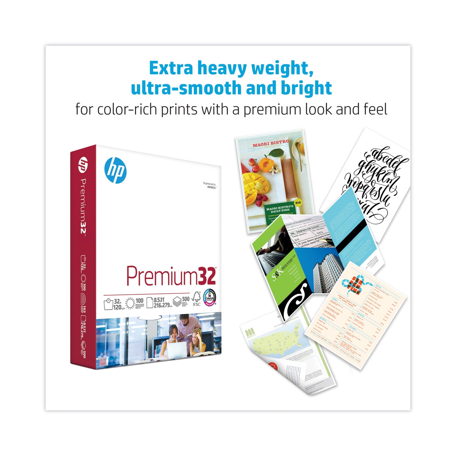HP Premium32 Laser Paper - White