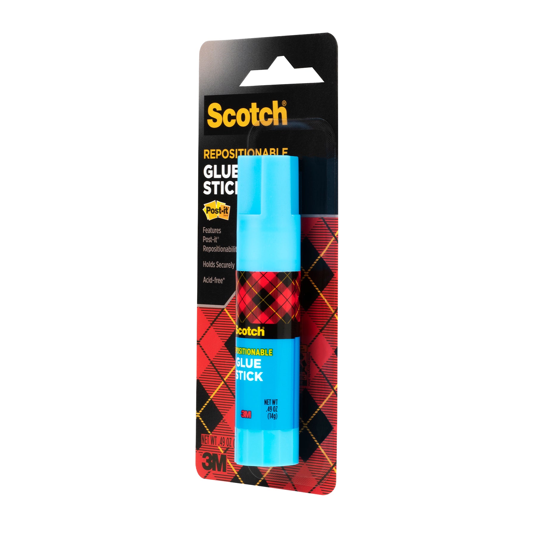 Restickable Glue Stick, .49 oz