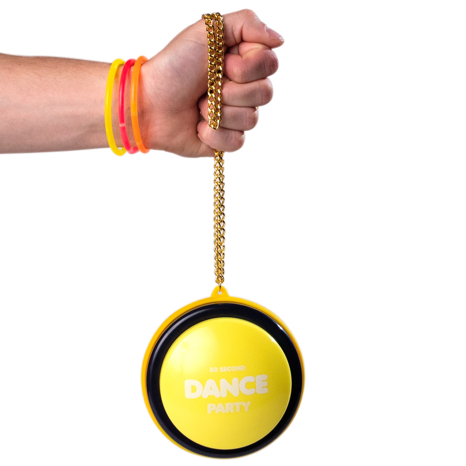 Dance Party Button Necklace