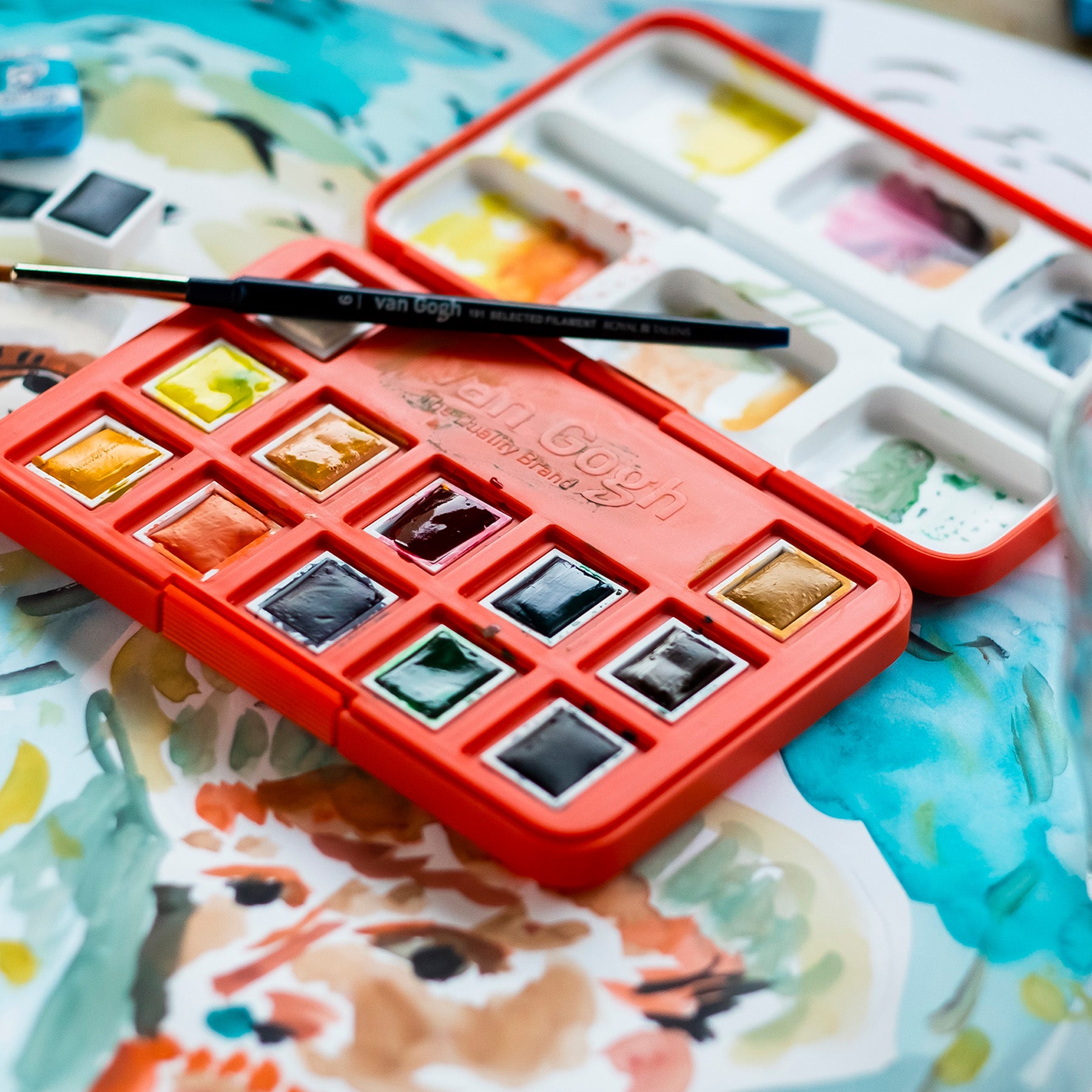 Museum Watercolor Pocket Box, 12 Pan Special Edition