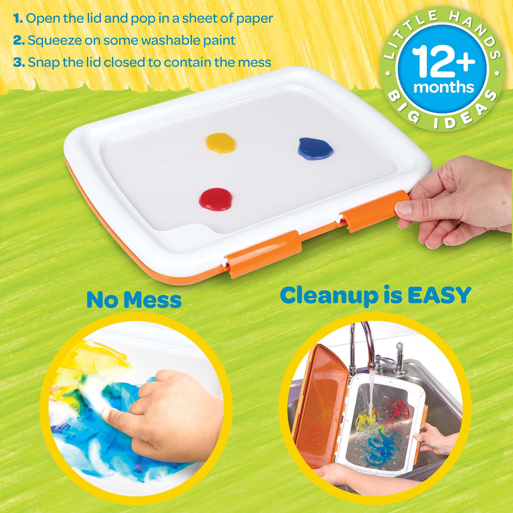 Easy-Clean Fingerpaint