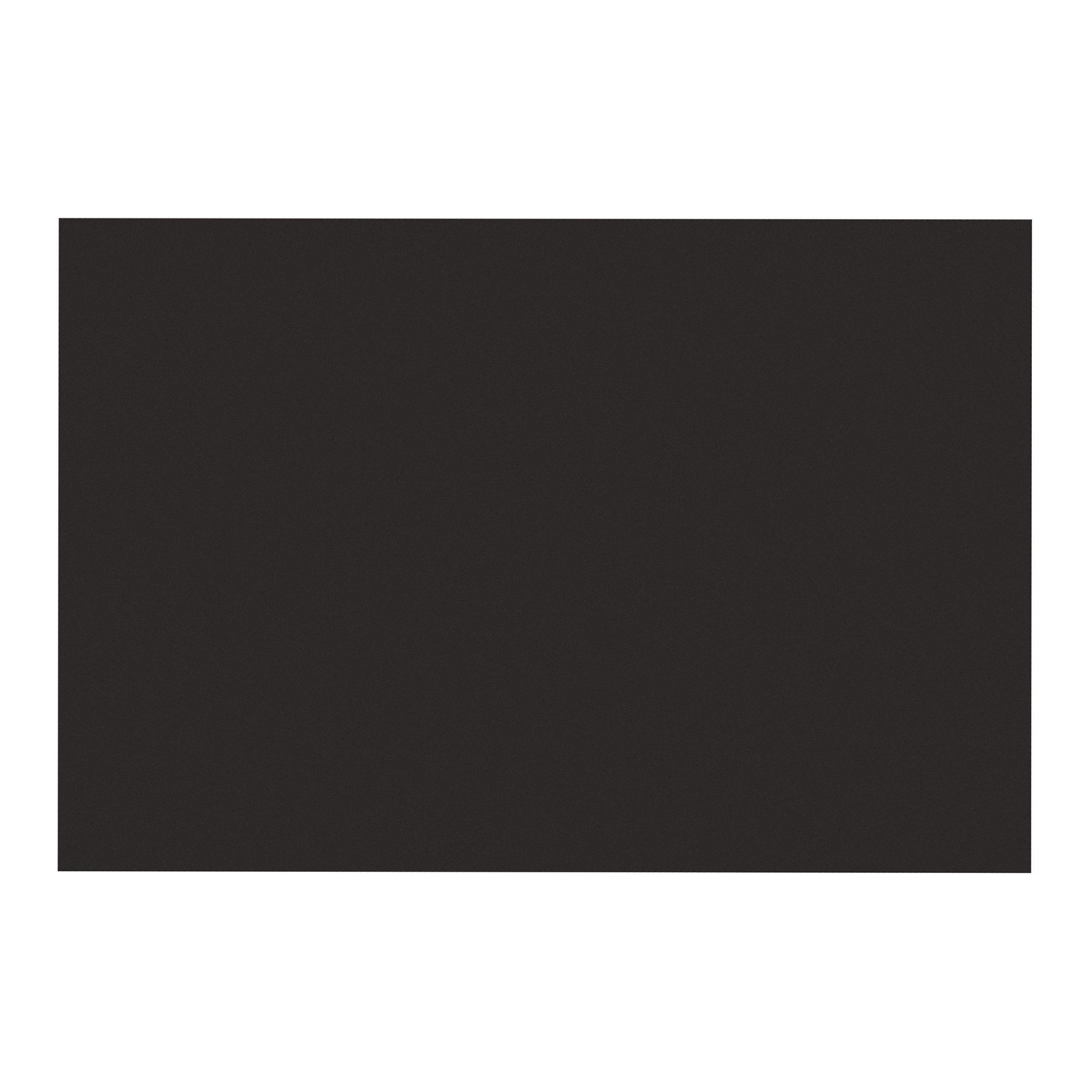 Construction Paper, Medium Weight, Black, 12" x 18", 50 Sheets
