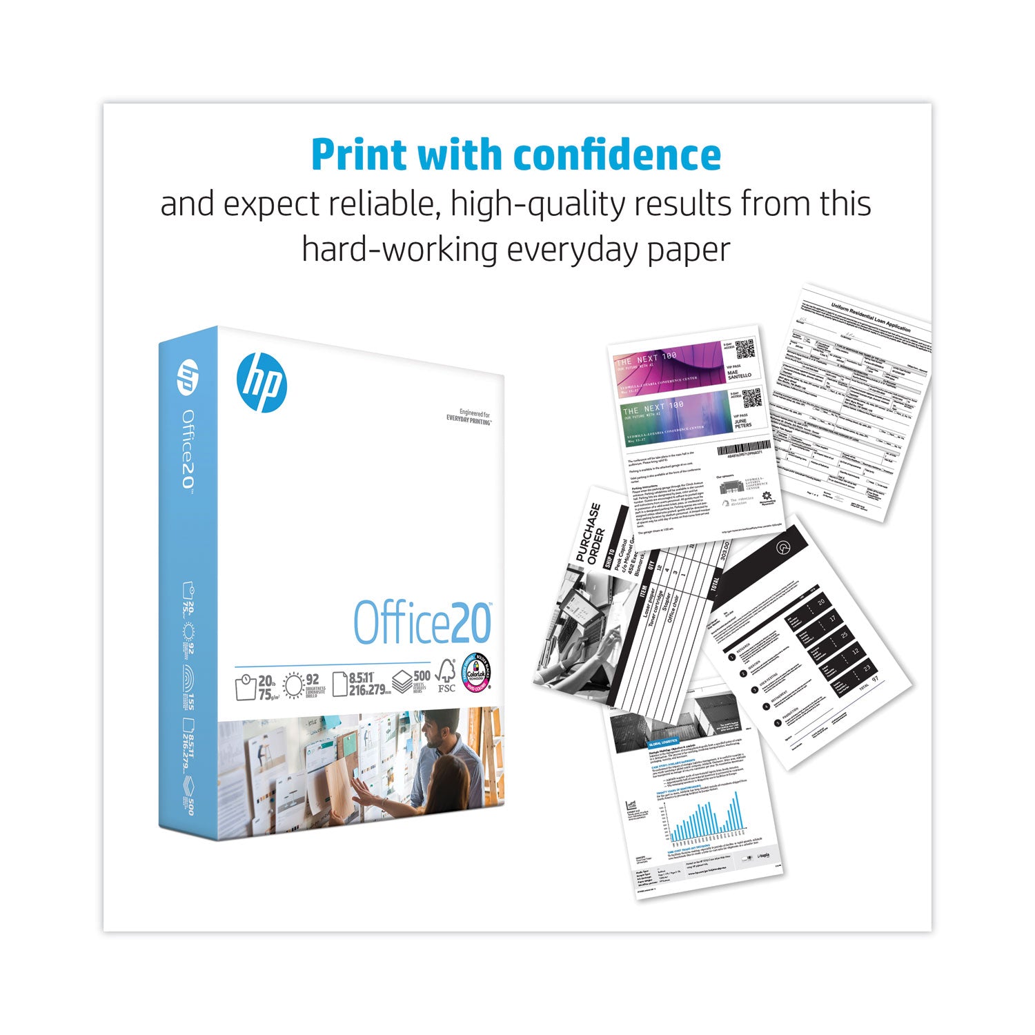 HP Office20 Paper - White