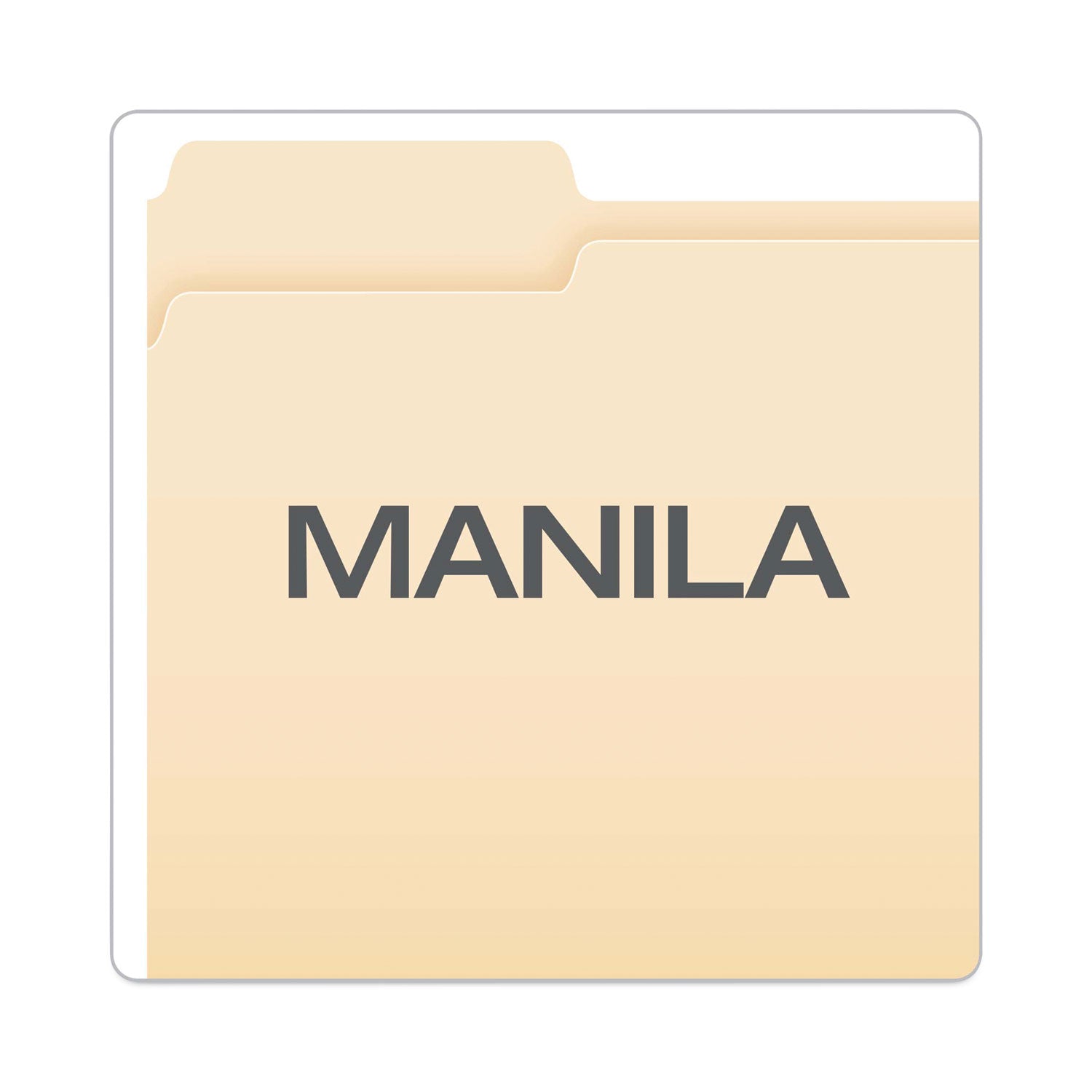 Hanging File Folder Combo Kit, Letter Size, (25) 1/5-Cut Standard Green Hanging Folders, (50) 1/3-Cut Manila File Folders