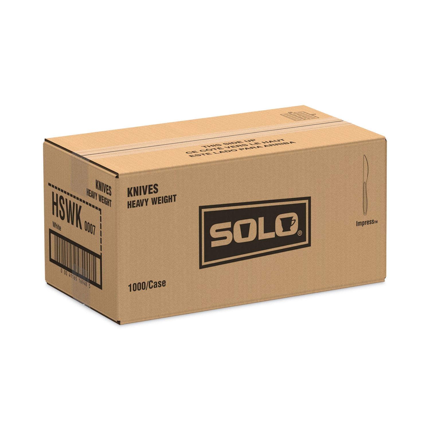 Knife - Disposable - White - 1000 / Carton