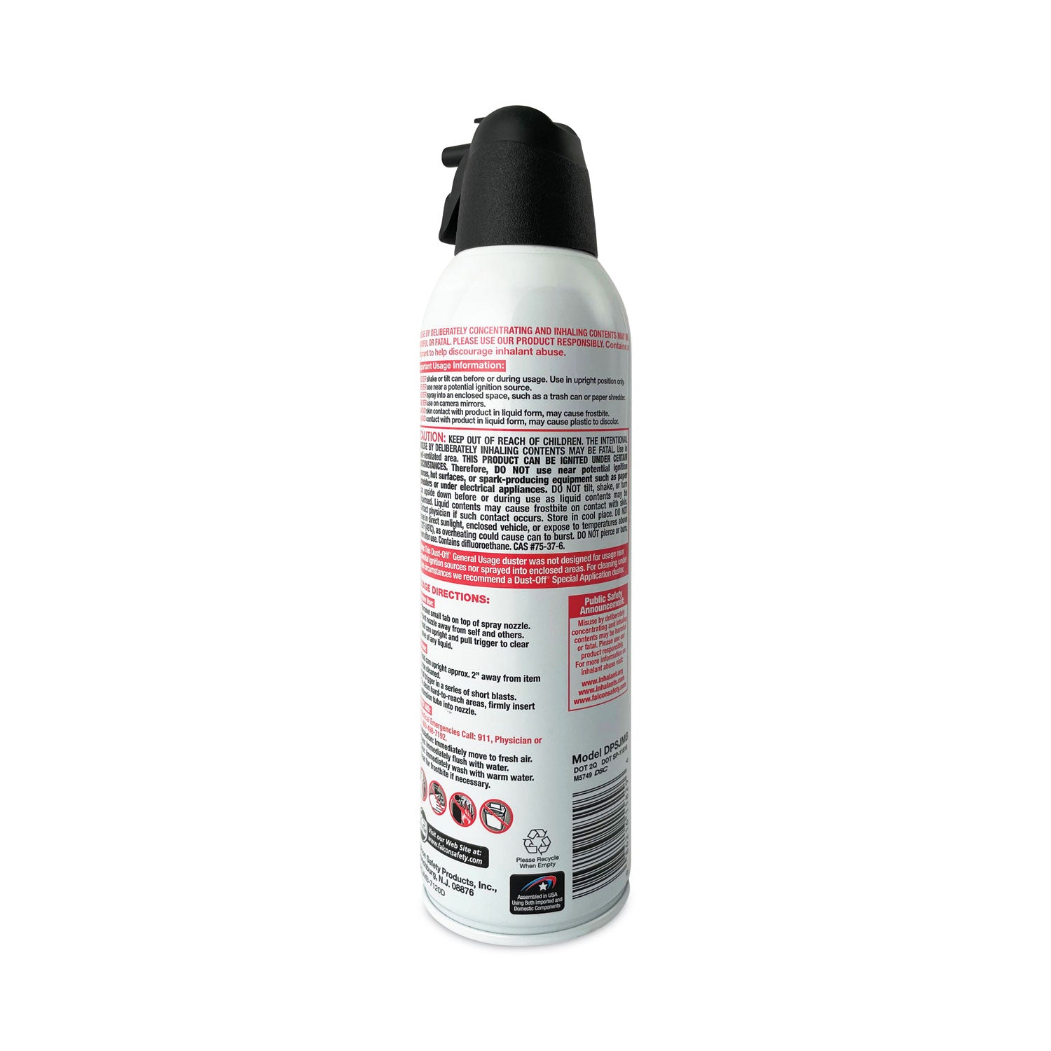 Falcon Dust-Off Jumbo Disposable Dusters - Ozone-safe, Moisture-free - Gray - 2 / Pack