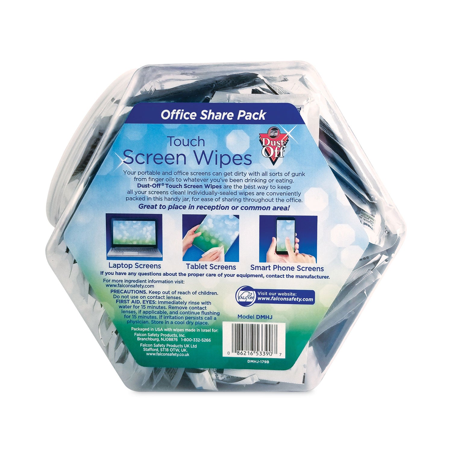 For Display Screen, PDA, GPS Navigation System - Anti-static, Alcohol-free - White - 200/Pack - 1 Each