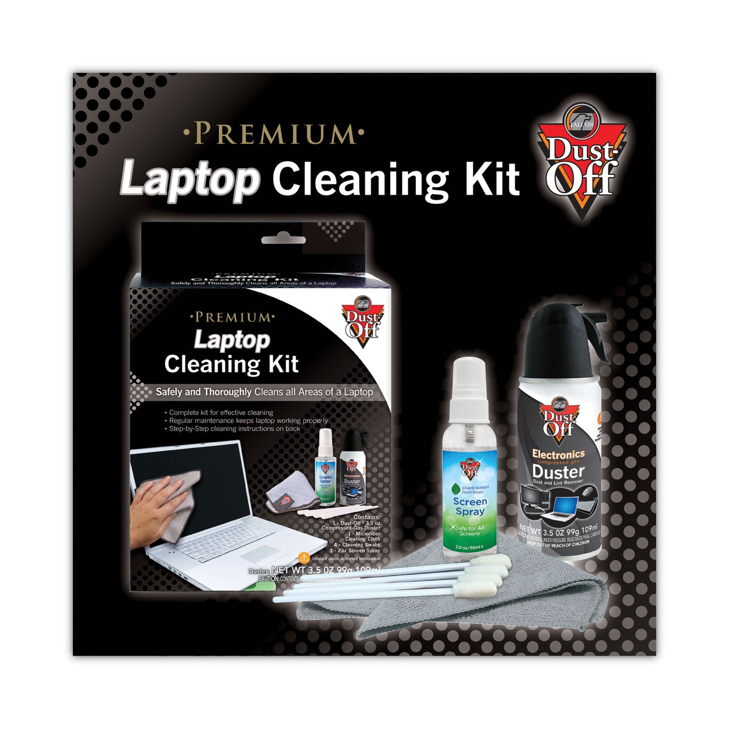 For Notebook - Black, Gray - 7 / Kit