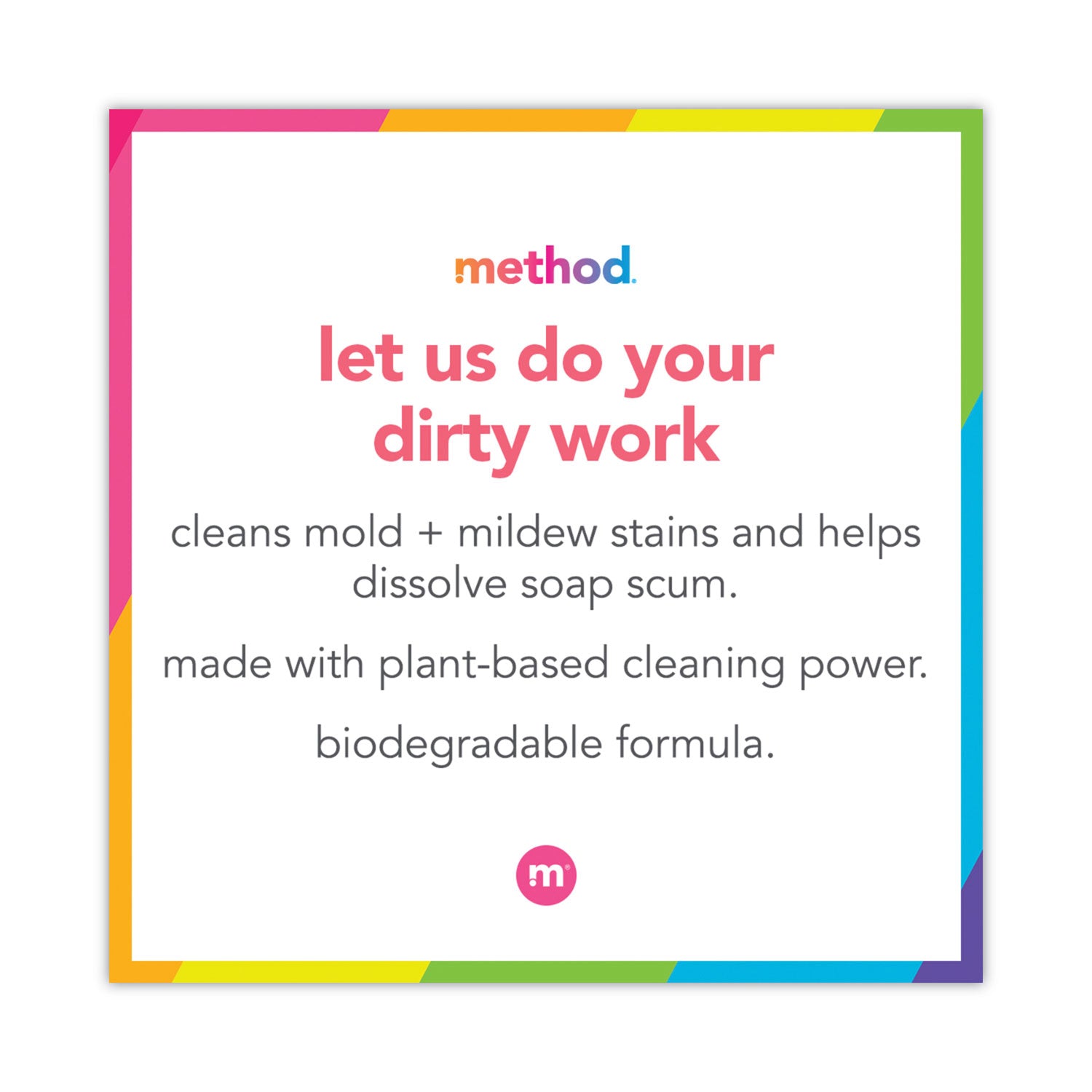 Method Daily Shower Spray Cleaner - 28 fl oz (0.9 quart) - Eucalyptus Mint Scent - Pleasant Scent, Non-toxic, Disinfectant - Blue - 1 Each