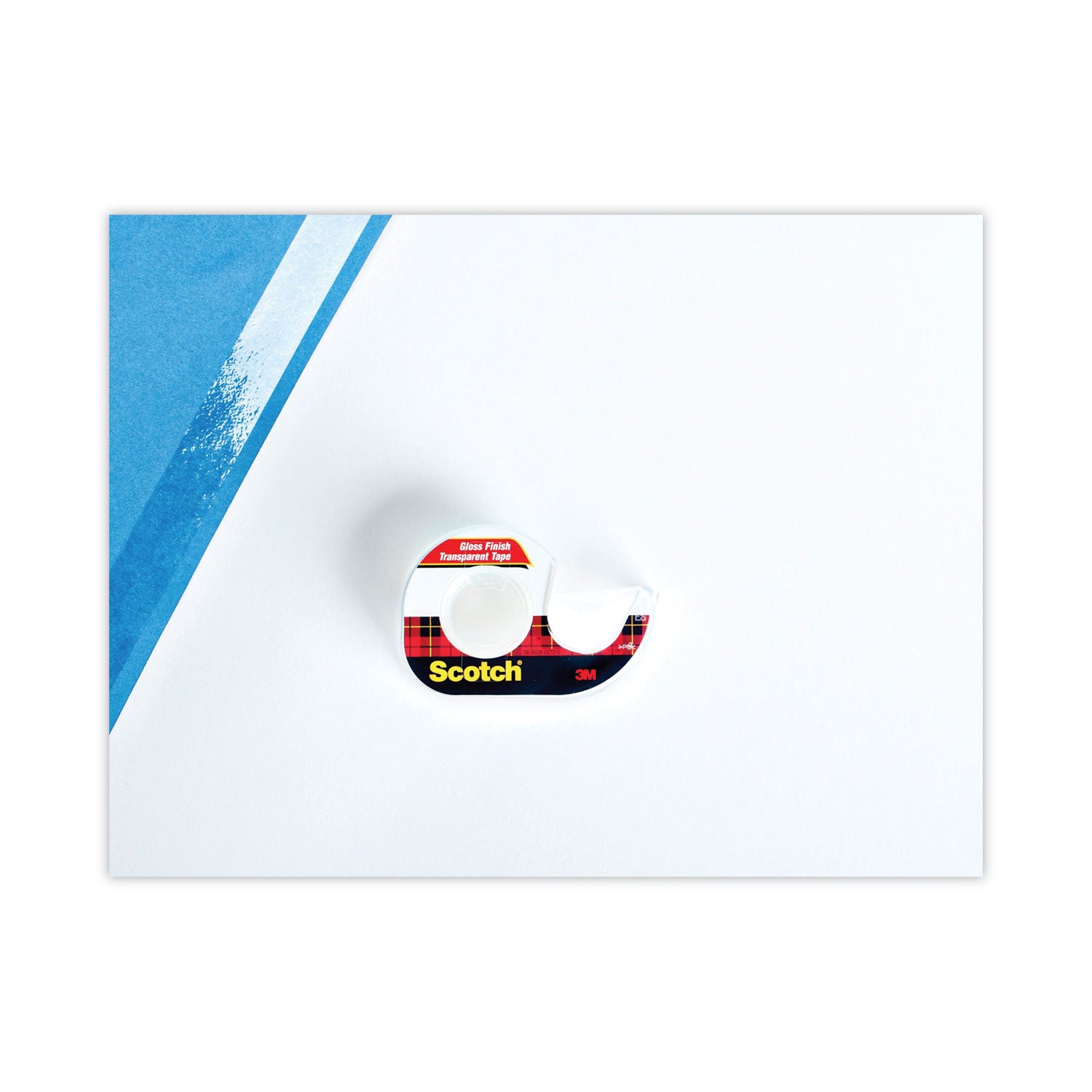 12.50 yd Length x 0.50" Width - 1" Core - Clear - Acrylate - Dispenser Included - Handheld Dispenser - Long Lasting, Stain Resistant, Moisture Resistant - For Packing, Multipurpose, Mending, Label Protection, Wrapping - 1 Roll