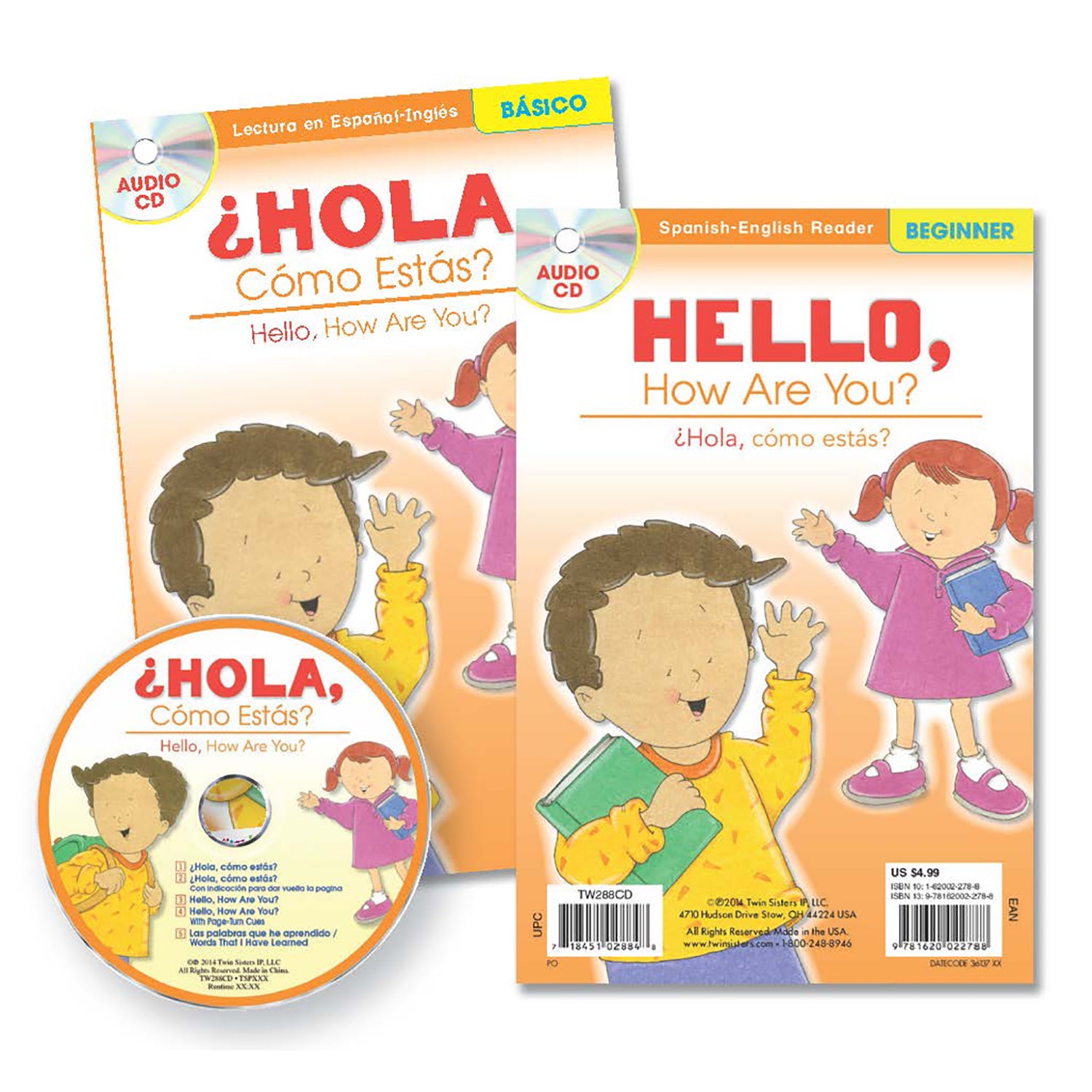 Spanish-English Readers with Audio CD Bundle, Set of 12