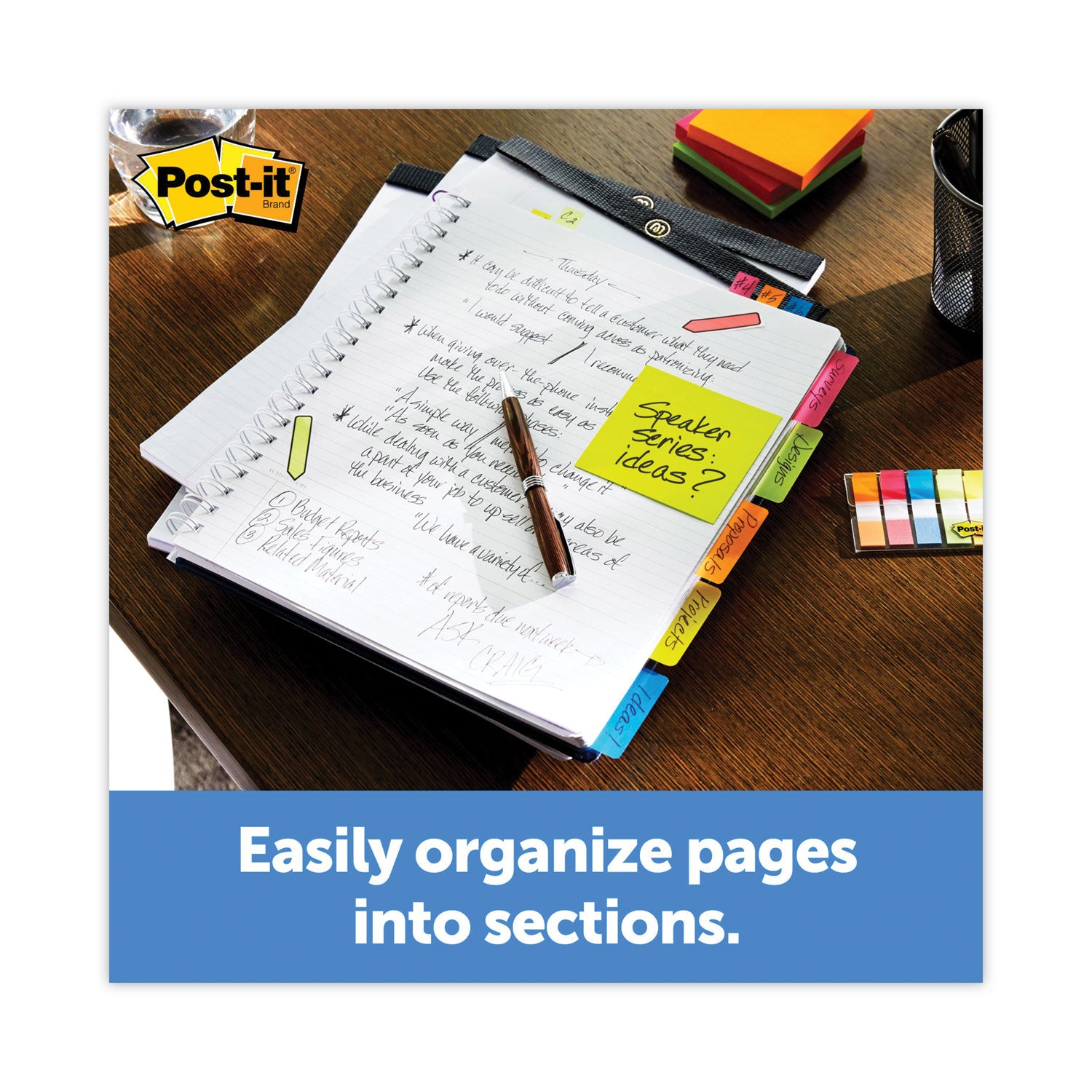 Post-it&reg; Durable Tabs - 1.50" Tab Height x 2" Tab Width - Removable - White Tab(s) - Printable, Durable, Long Lasting, Easy to Use - 1 Pack