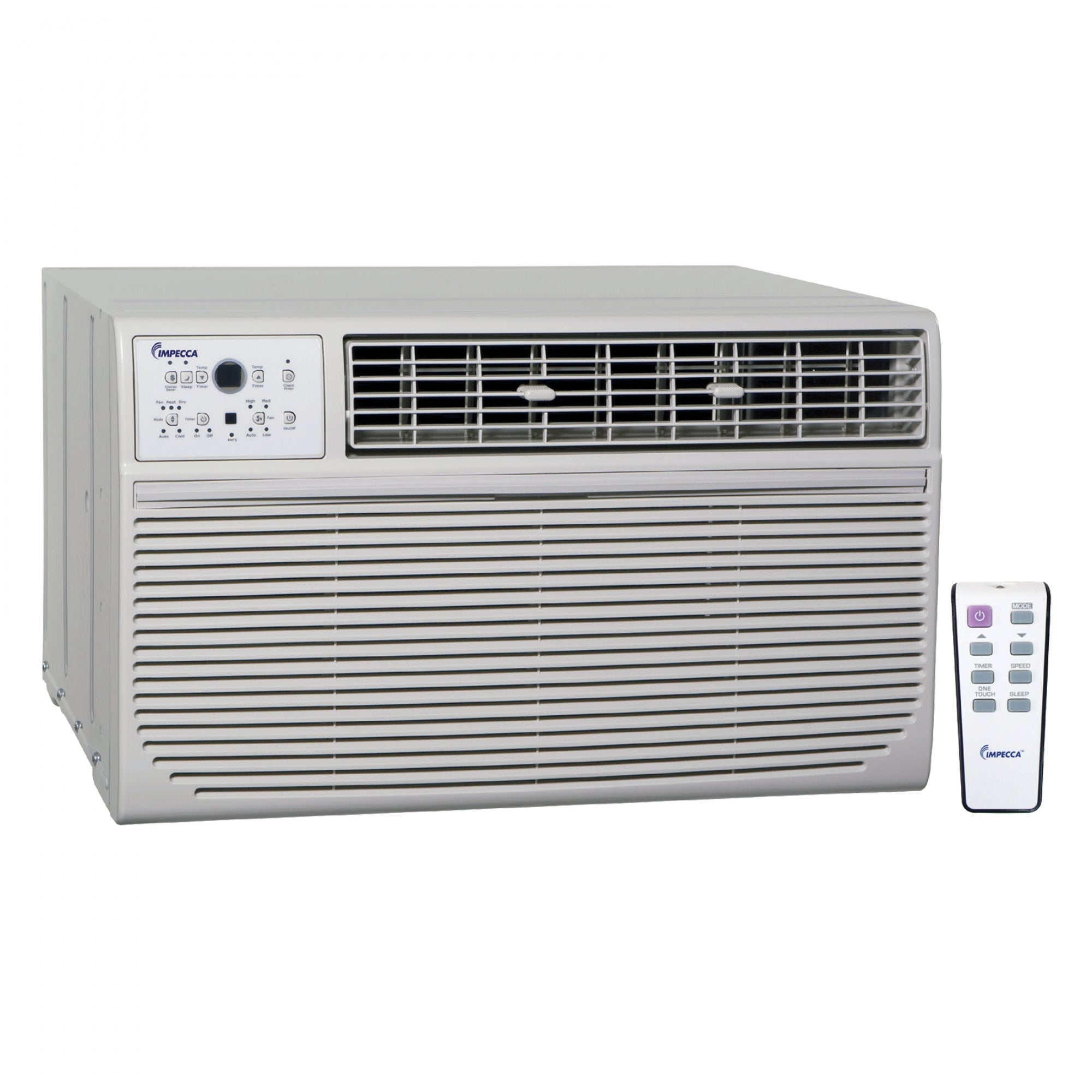 Impecca 14,000 BTU 230V Electronic Controlled Through The Wall Air Conditioner with Remote