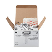 35 Medium Hook - 2 lb (907.2 g) Capacity - 2.2" Height x 0.9" Width - for Decoration, Clothes, Painted Surface, Tile, Wood, Glass, Metal, Calendar, Belt, Kitchen, Brush, ... - Plastic, Metal - White - 35 / Pack