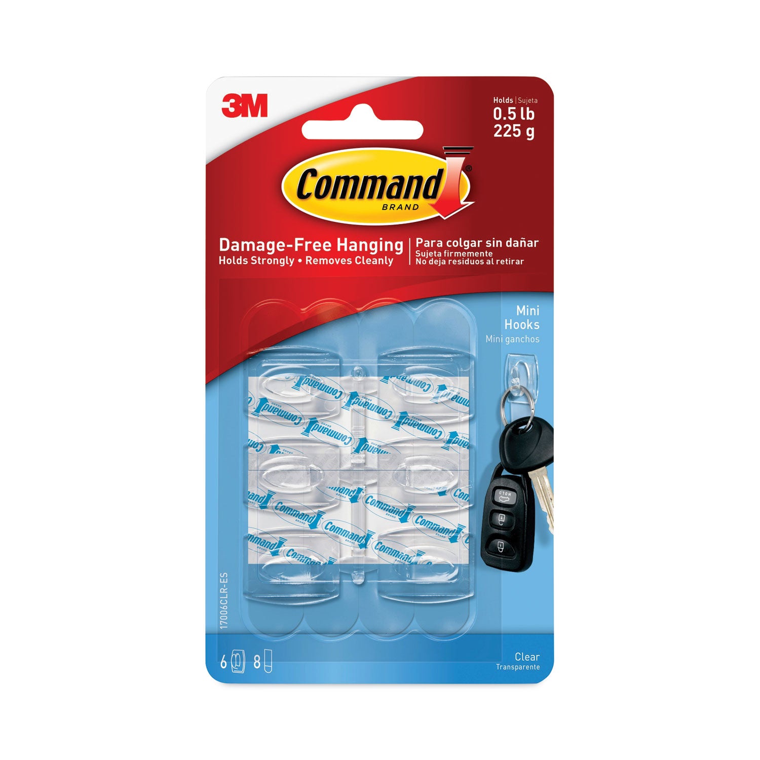 8 oz (226.8 g) Capacity - for Home - Clear - 6 / Pack