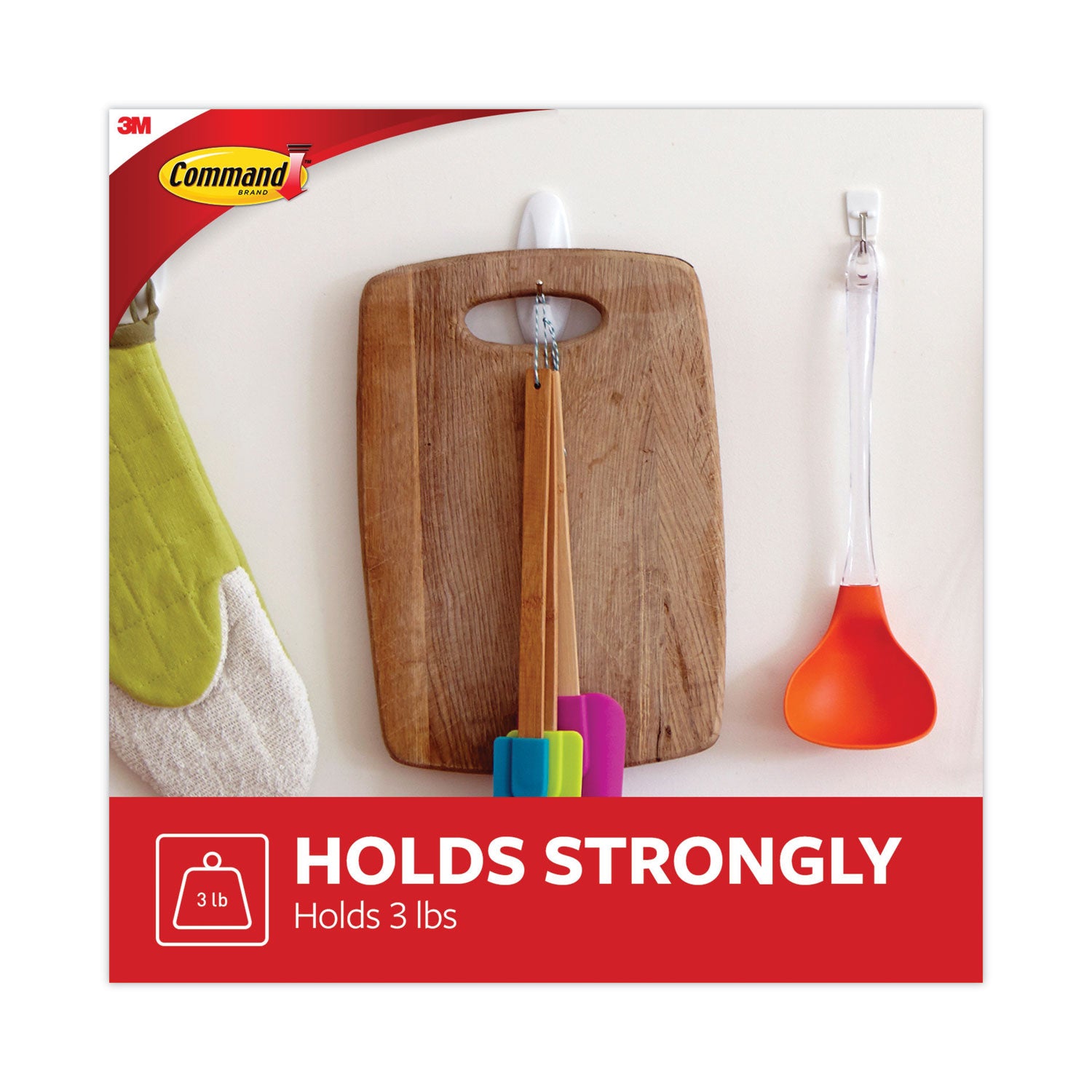 3 lb (1.36 kg) Capacity - Plastic - White - 1 Pack