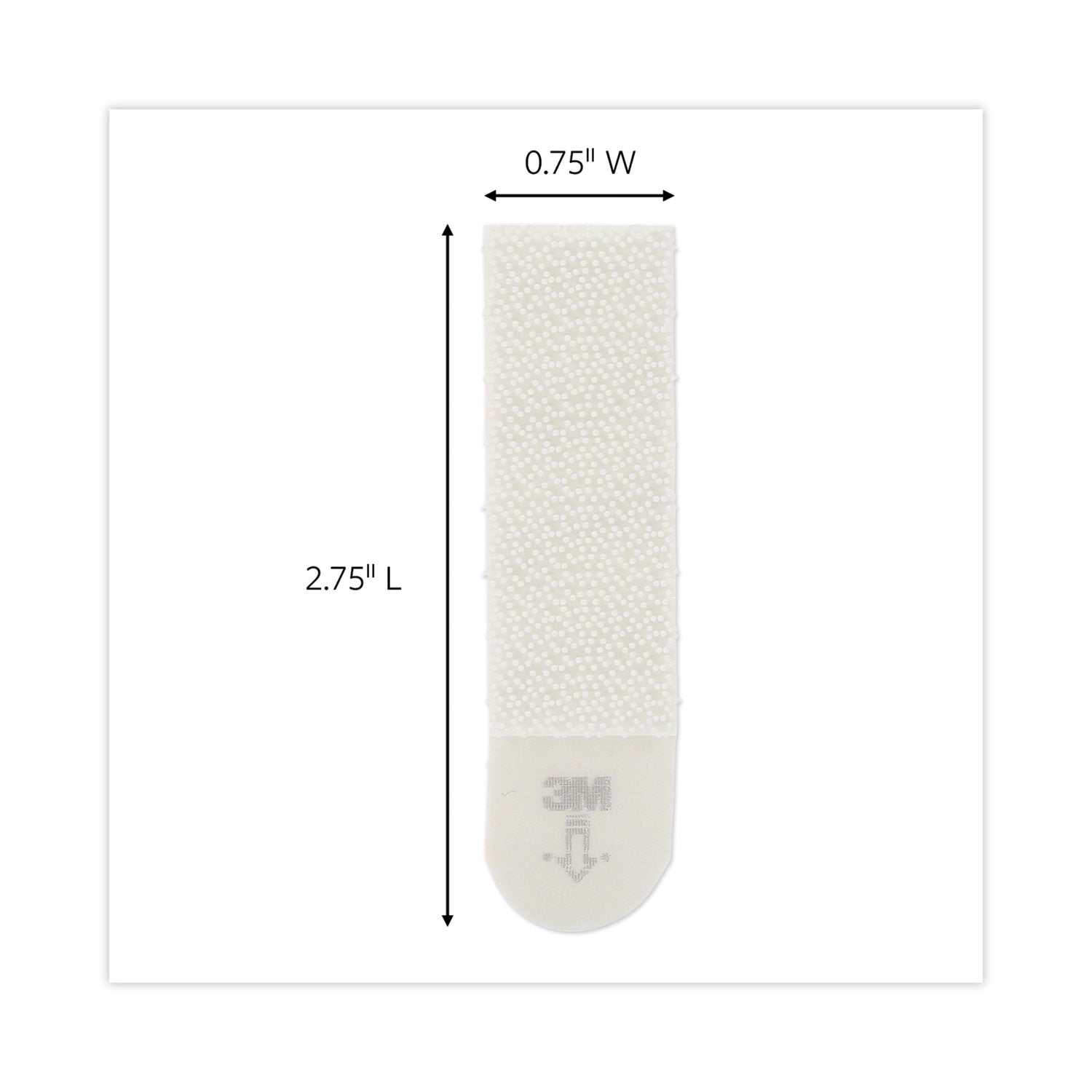 Command Mounting Strip - 5.63" Length x 5.19" Width - Rubber Resin, Paper - For Picture Hanging, Wall, Mounting - 132 - 132